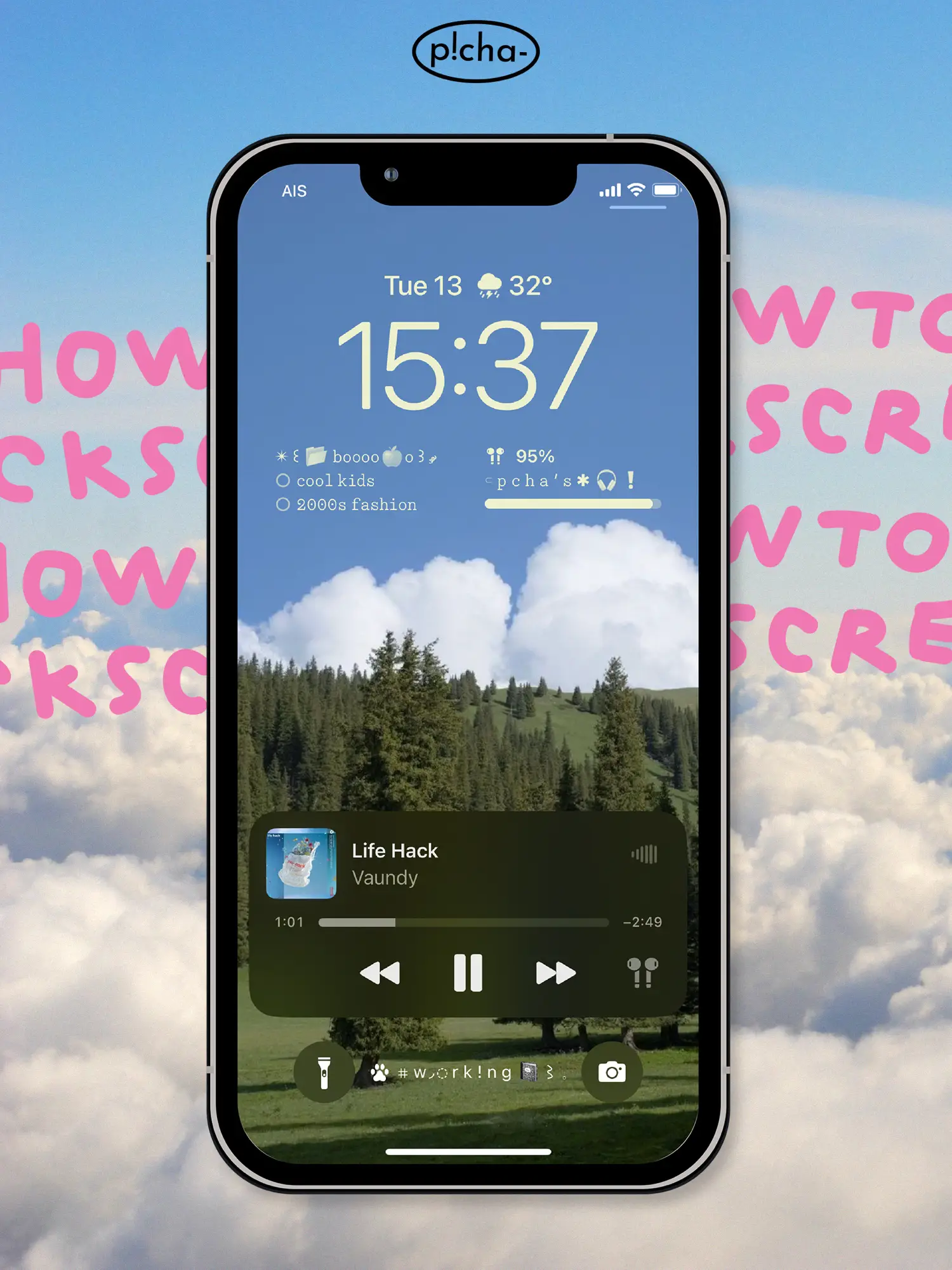 Howto แต่ง Lockscreen สุดคิ้วทึแบบใหม่ล่าสุด! 🌲🍎🐛 ︎ #IOS16 | แกลเลอรี ...