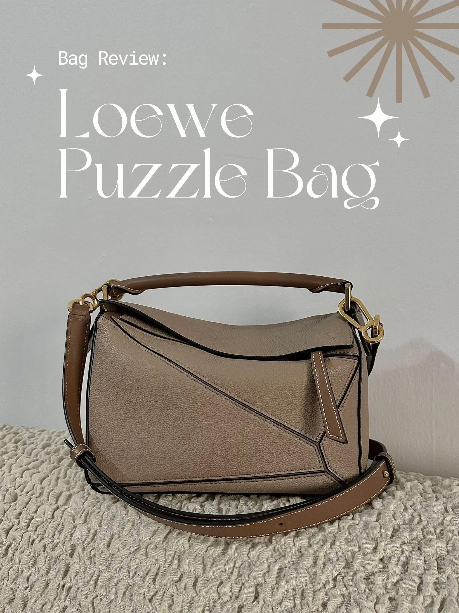 LOEWE MEDIUM PUZZLE, ONE YEAR REVIEW (wear & tear, pros & cons, how much  does it fit + outfit ideas) 