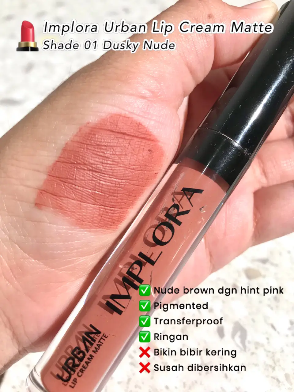 Rekomendasi Lip Cream Nude Brown | Gallery posted by Ika Mardhiana | Lemon8