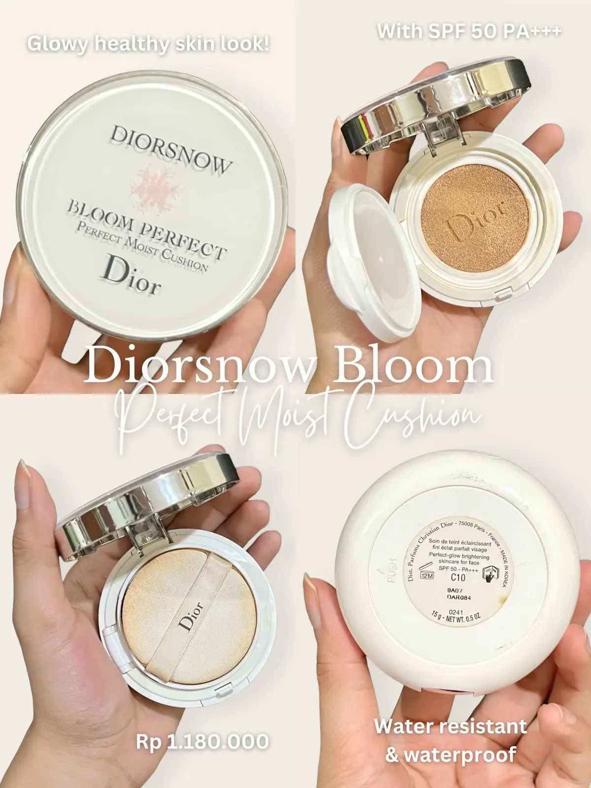 Diorsnow Bloom Perfect Moist Cushion Review Gallery posted by naurahsyadira Lemon8