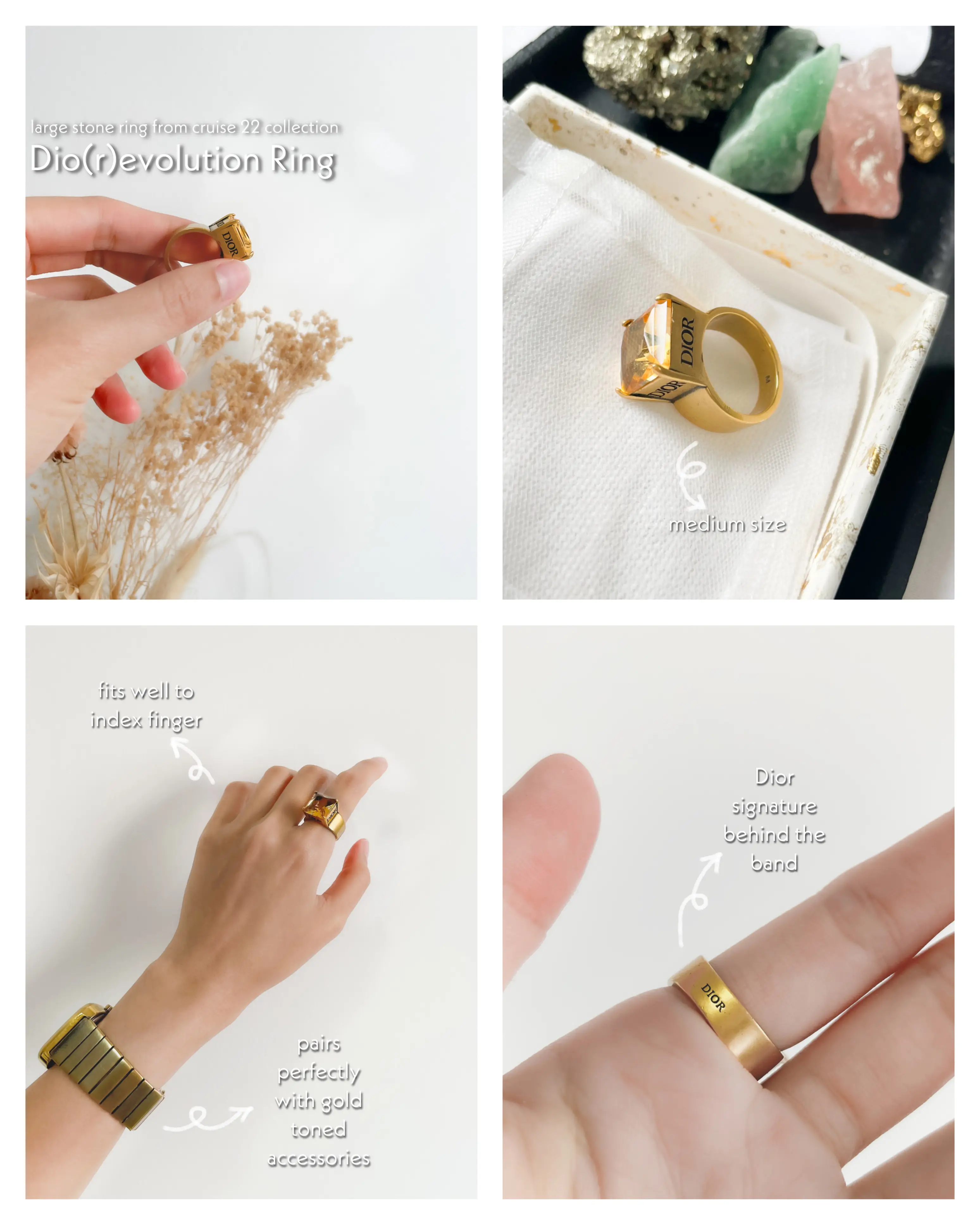 Size DOES matter - not the standard Dior ring | Gallery posted by