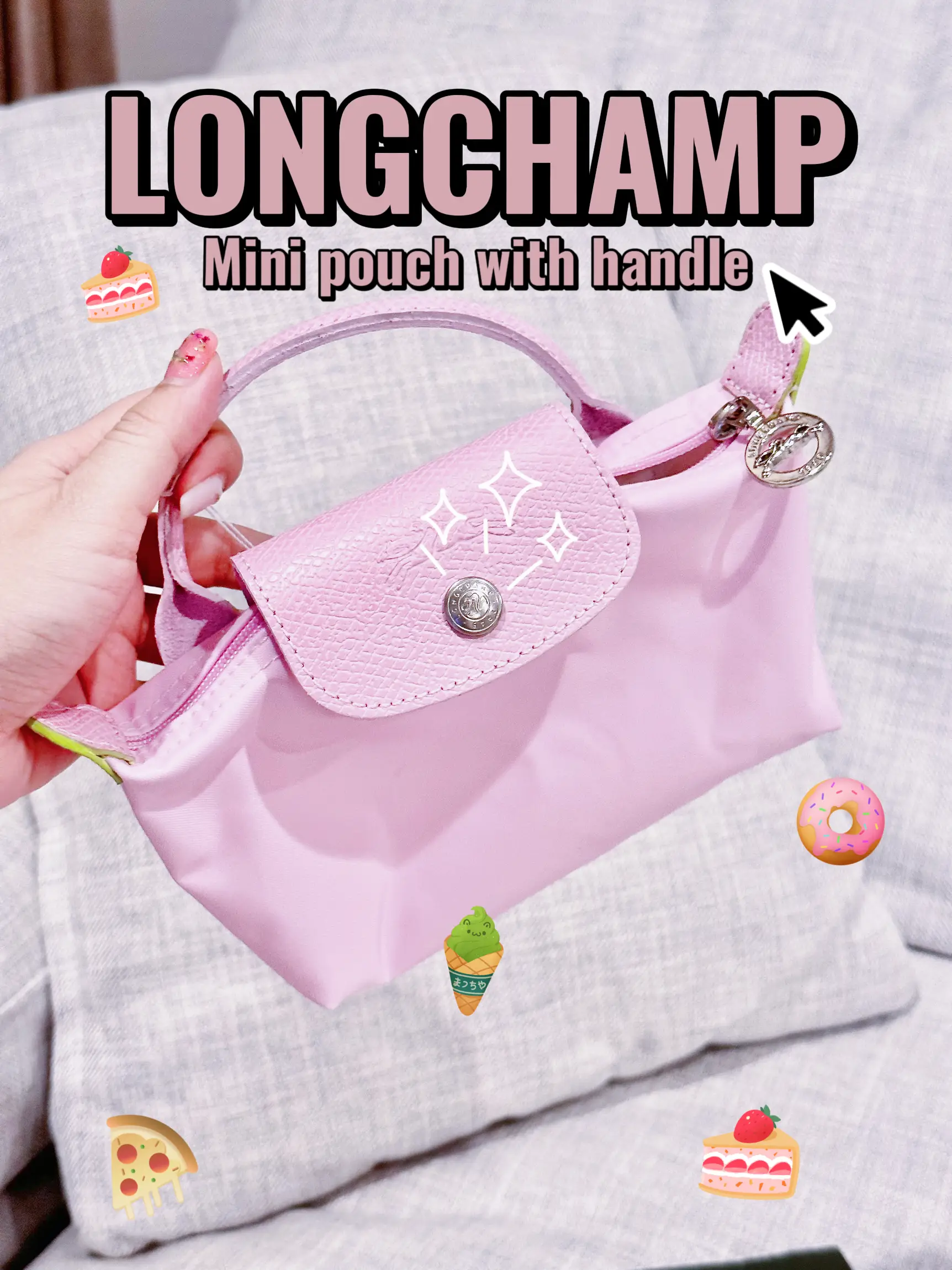 Longchamp Le Pliage Mini Pouch with handle