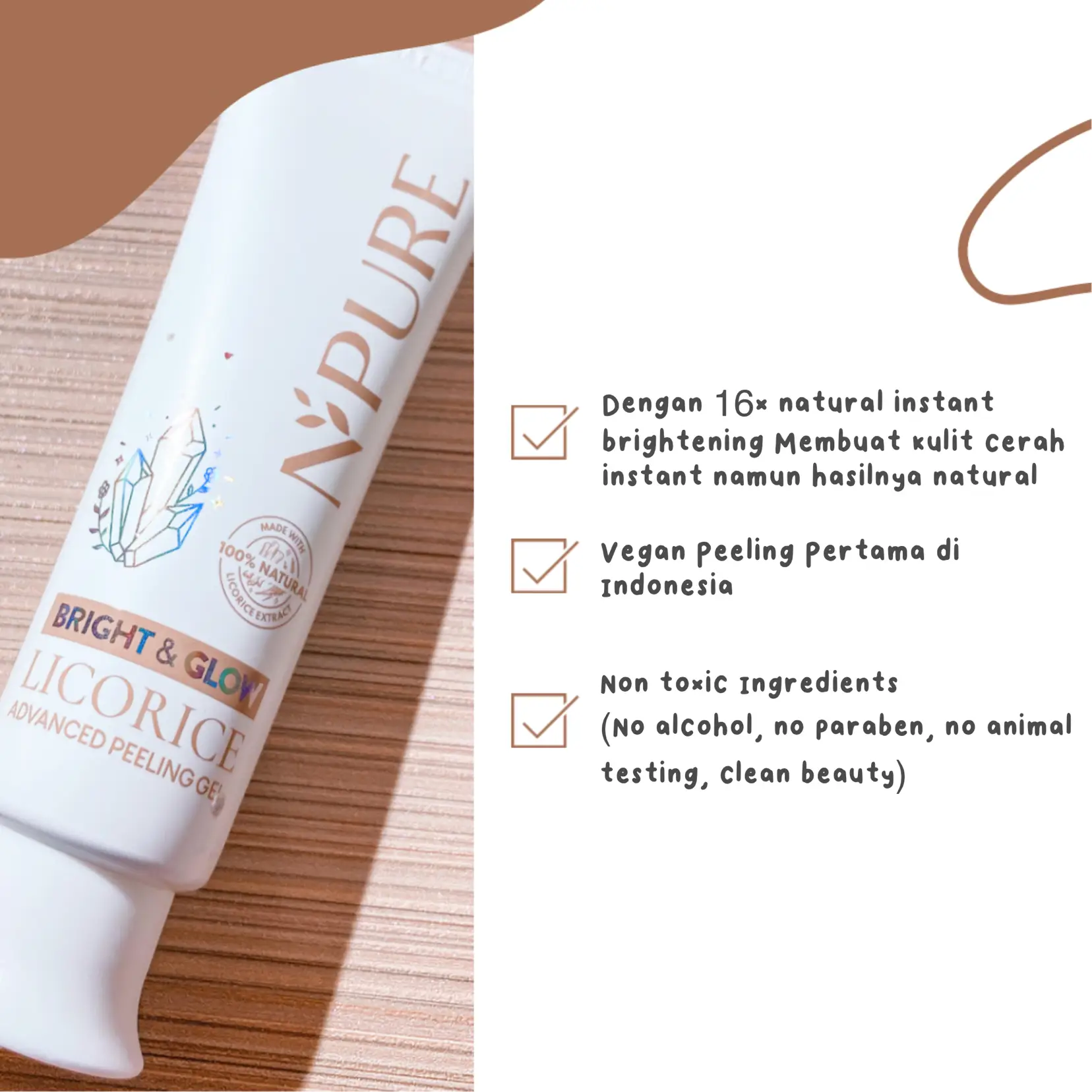 I'm Addicted to Licorice Peeling Gel NPURE Galeri diposting oleh