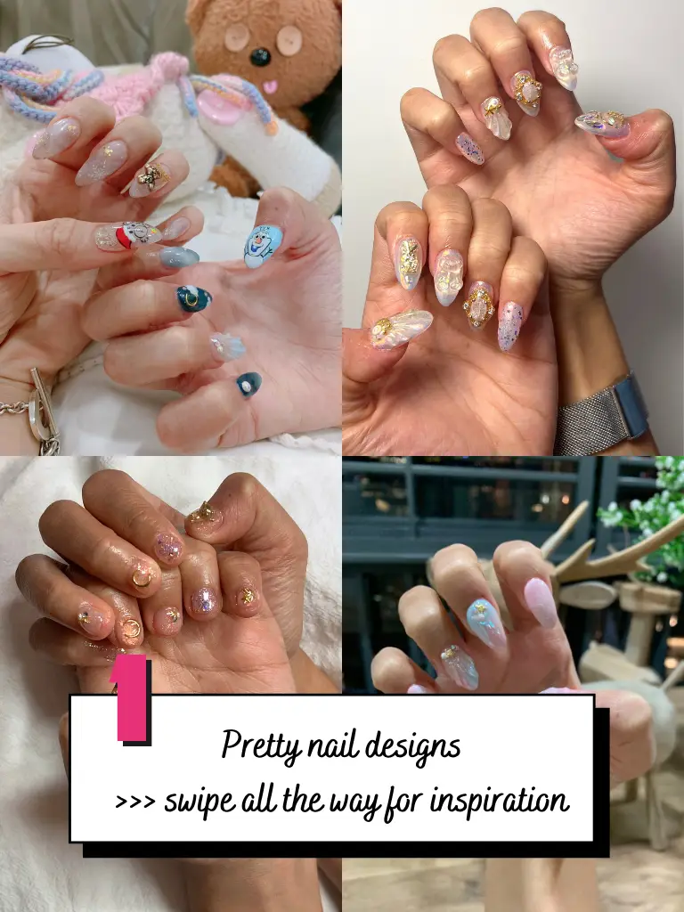 HUSTLE. - LV Press On Nails, Beauty & Personal Care, Hands & Nails on  Carousell