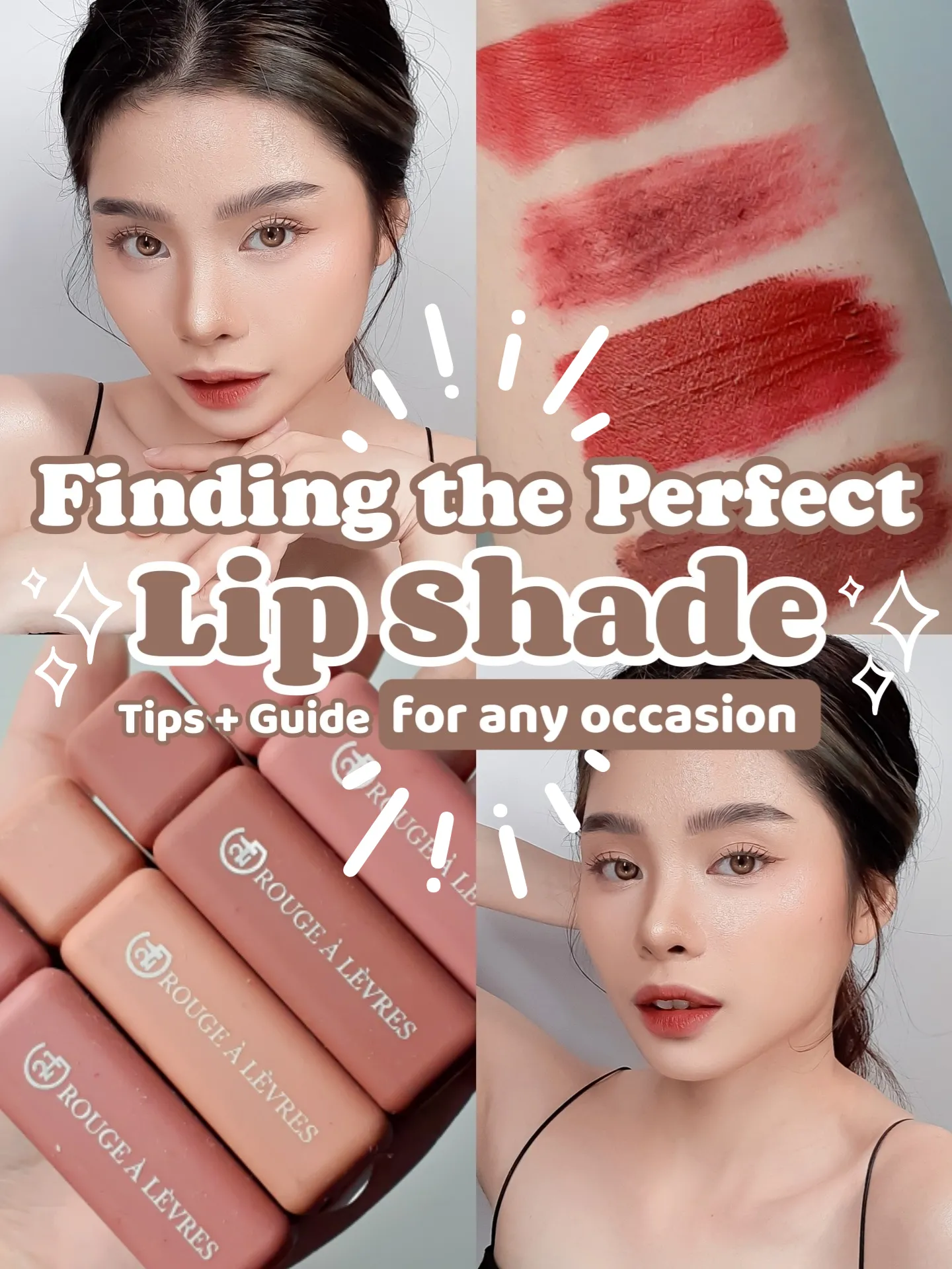 FINDING THE PERFECT LIP SHADE FOR ANY OCCASION?🤔❤, Gallery posted by  maykeeys