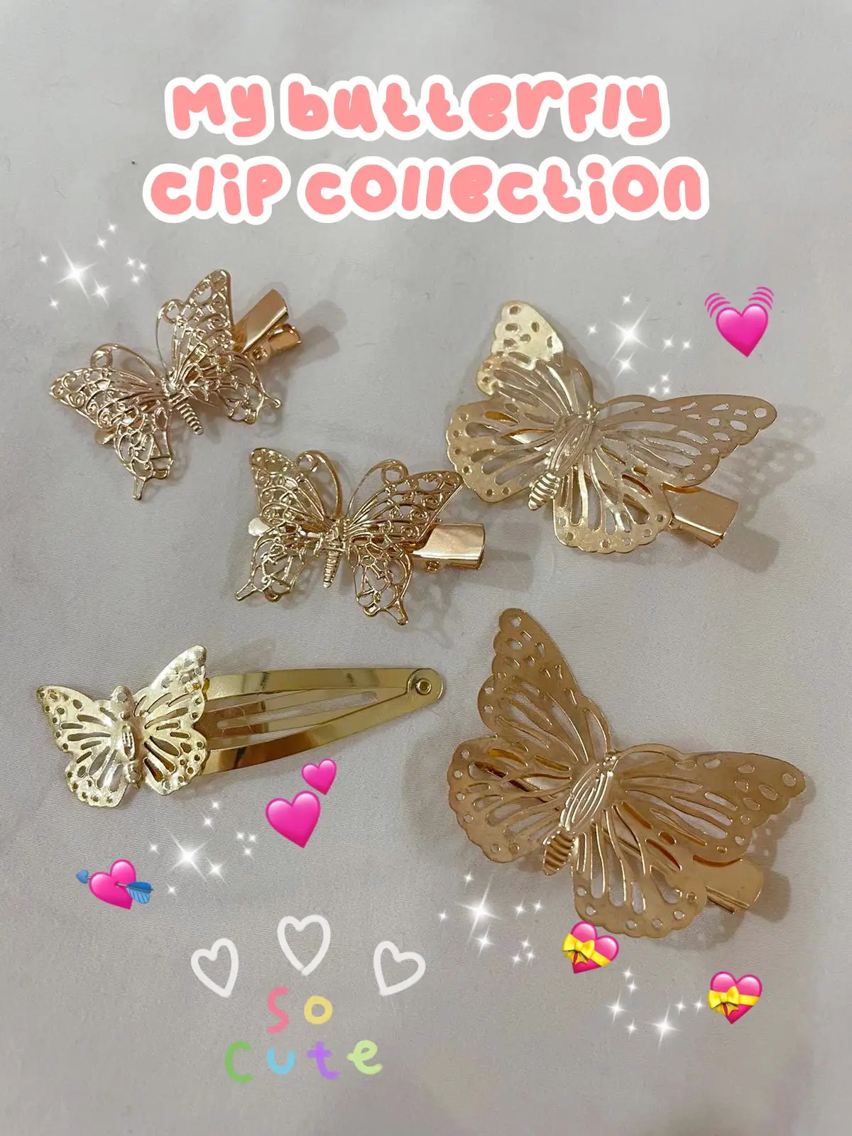 Trendy on sale butterfly clips