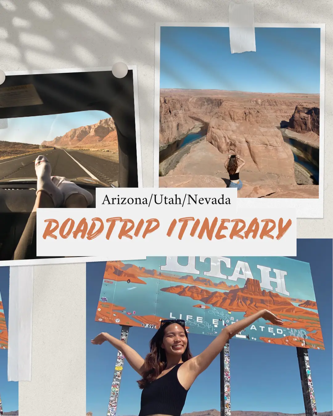 4 Day USA Road Trip Itinerary NV AZ UT Gallery posted by