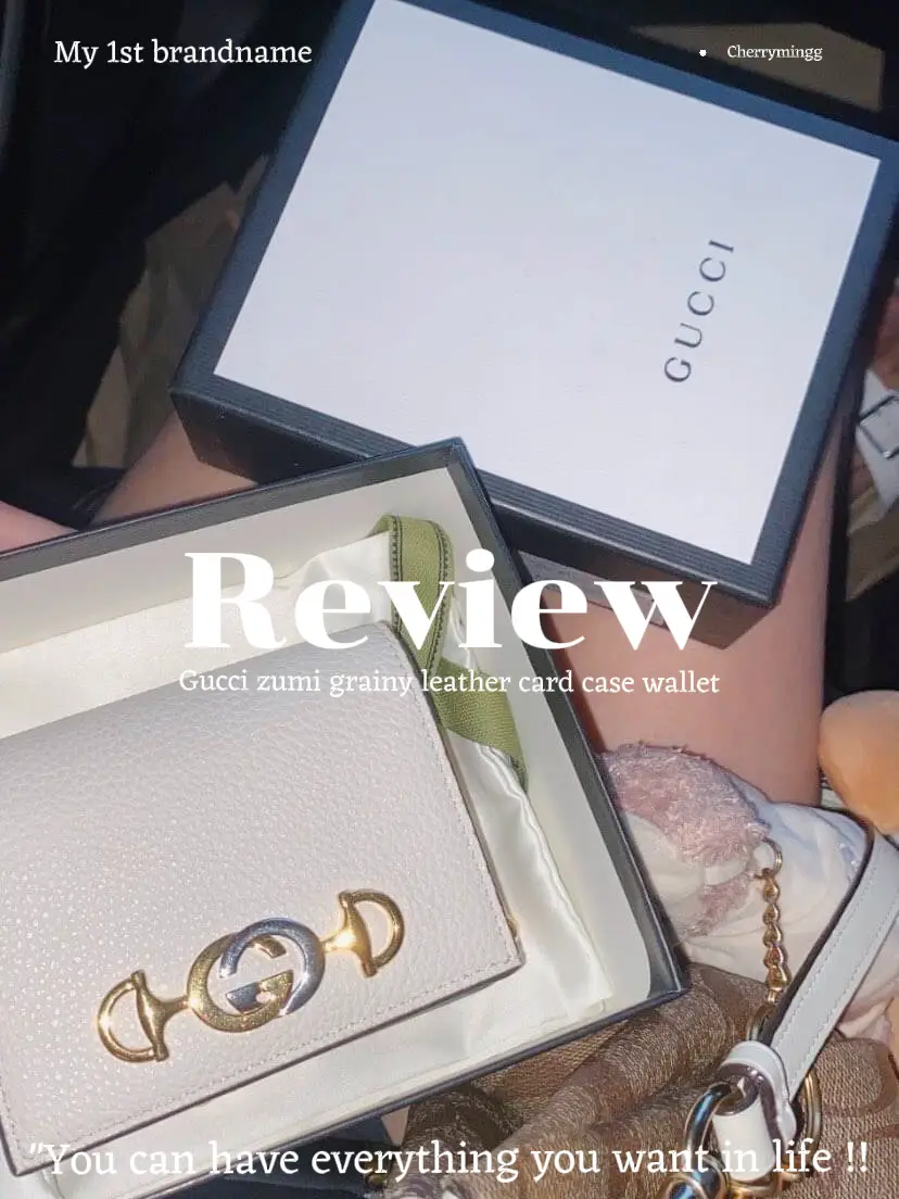 Gucci Leather Card Case Wallet Review