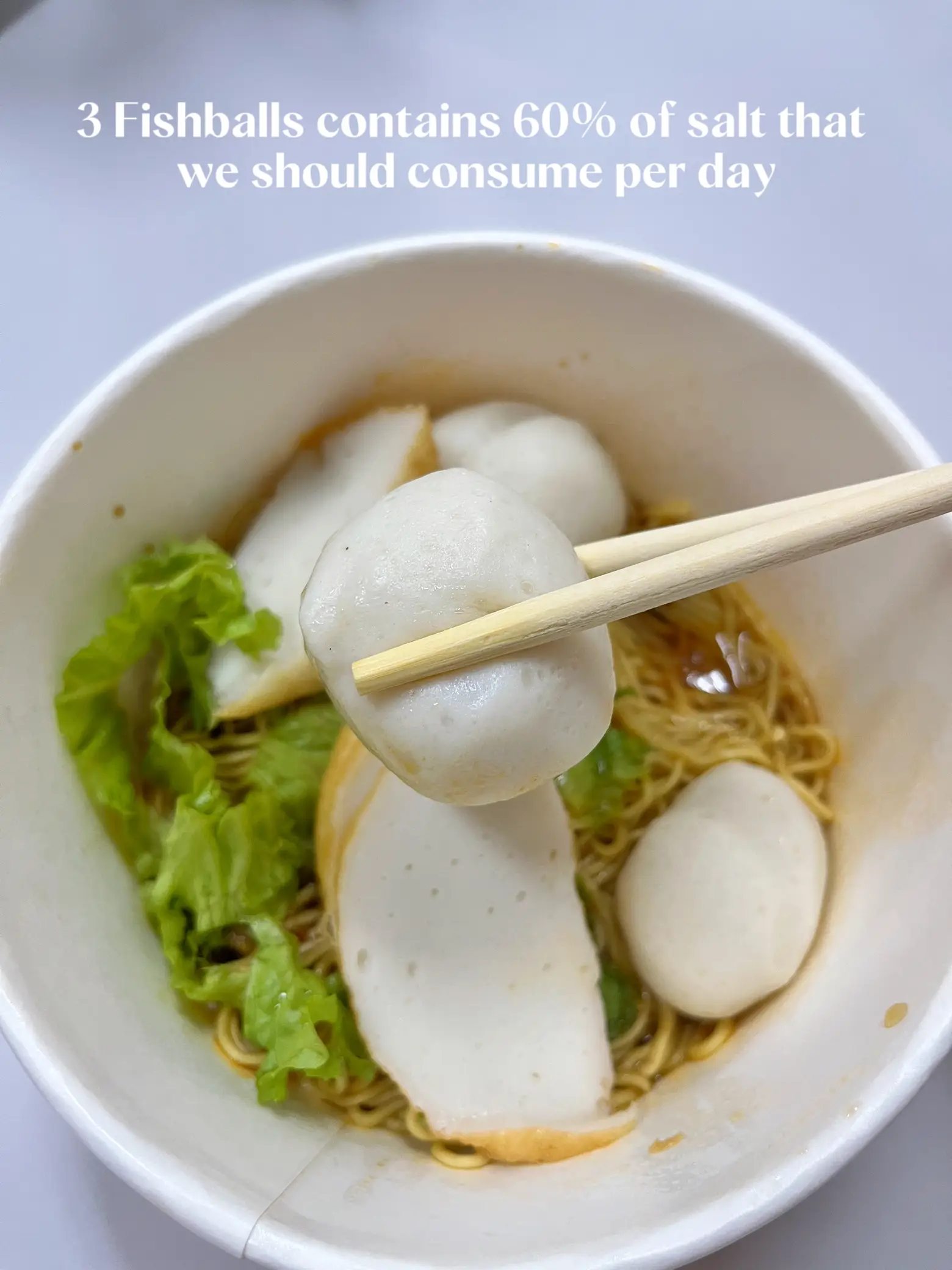 🍜FISHBALL MEE KIA (DRY) IS LOWER IN CALORIES?! | Gallery posted by SG  Nutritionist | Lemon8