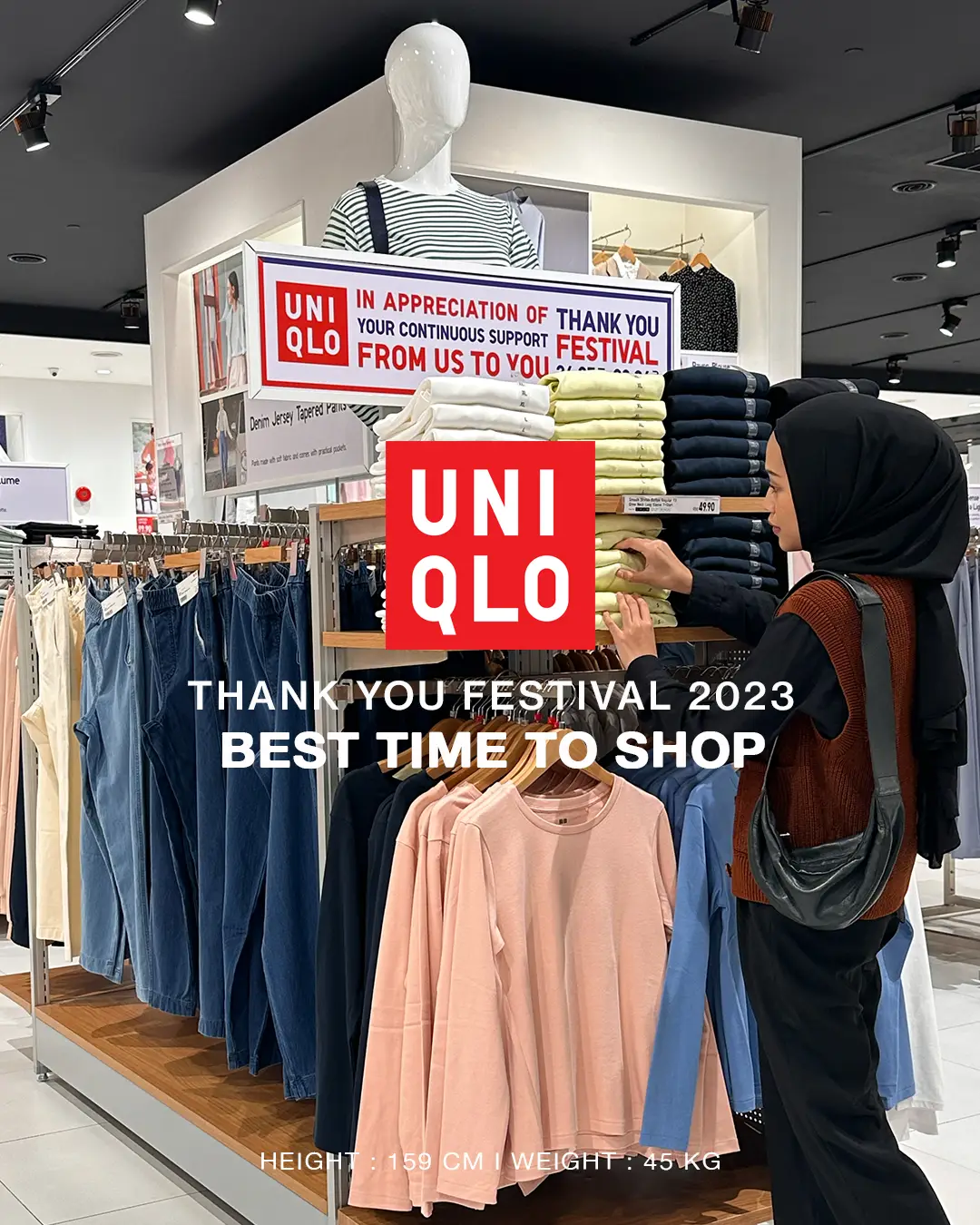 Uniqlo Singapore - The trendy Women's jogger pants are back in more designs  - this time in Denim and soft Ponte material! Jogger Pants are retailing at  $49.90. See the entire range