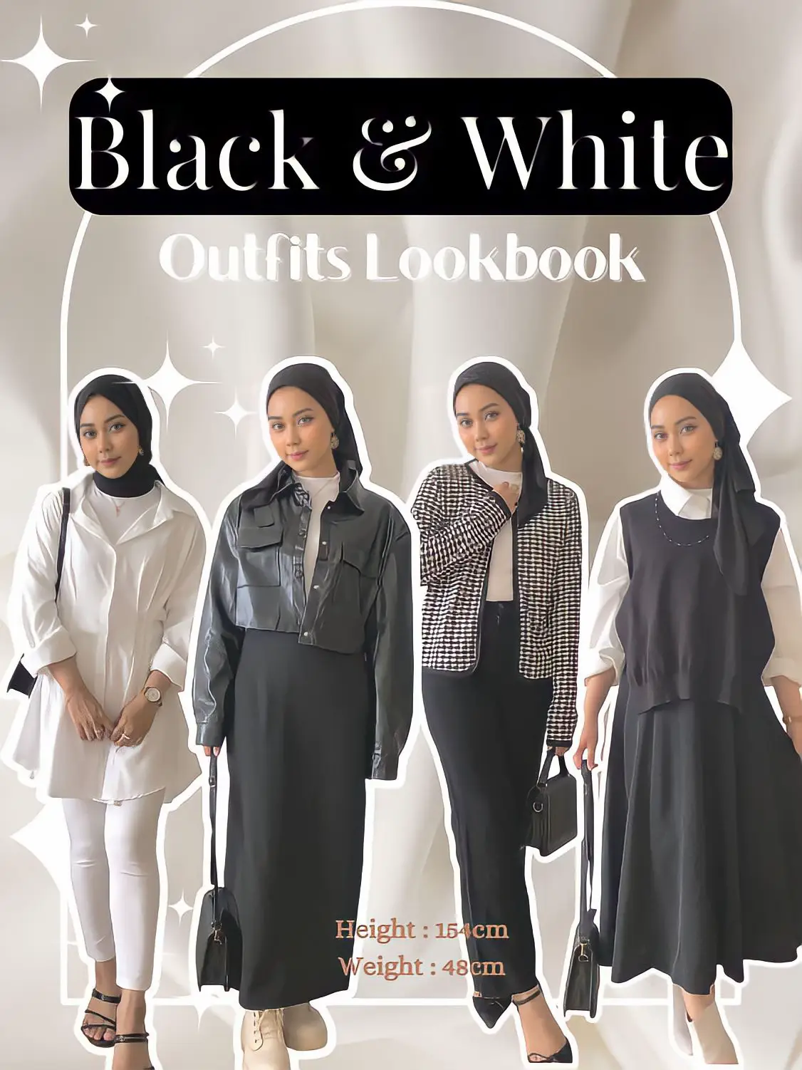 Korean Aesthetic Outfits in BLACK & WHITE edition*, Galeri disiarkan oleh  tyyrahussein