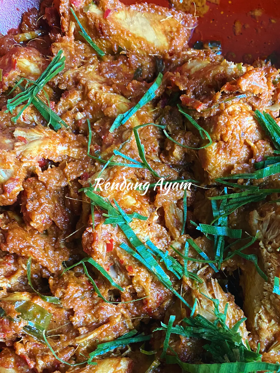 Resepi rendang ayam guna pressure online cooker