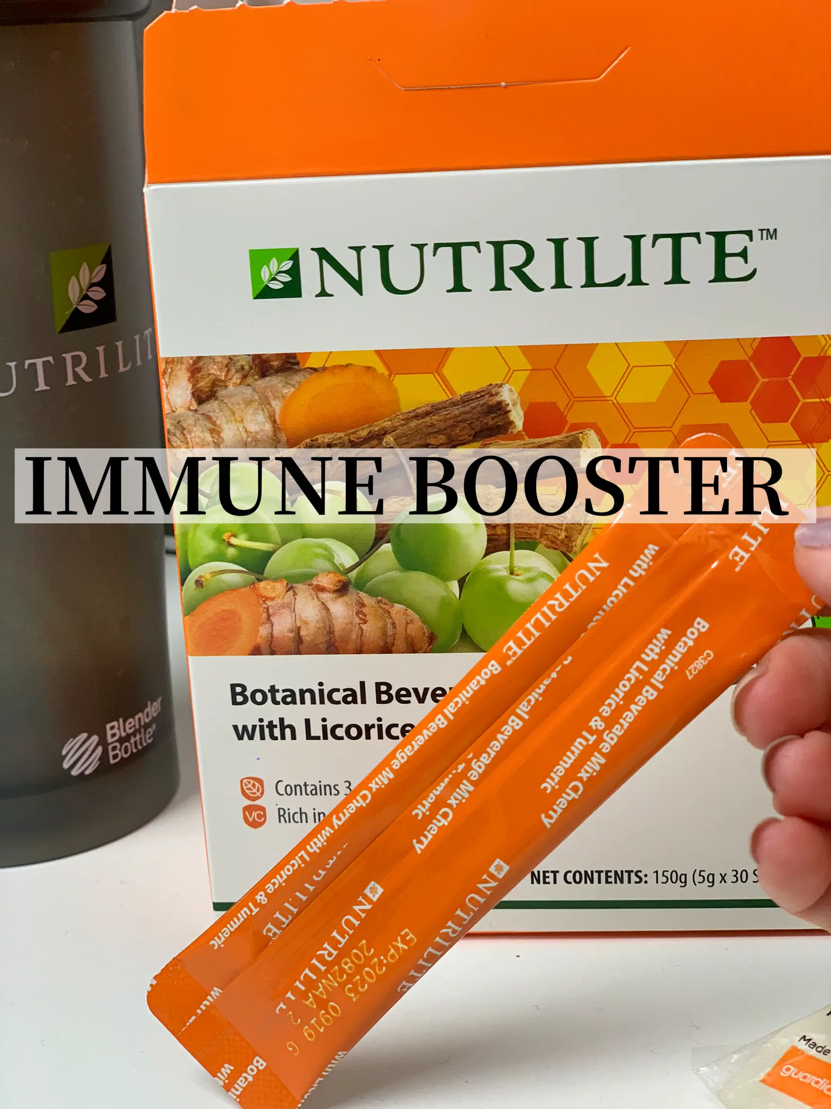 HOT SALE - Nutrilite Botanical Beverage Mix Acerola With Licorice And  Turmeric - Triple Booster for Better AIRways - 100% ORIGINAL PRODUCT