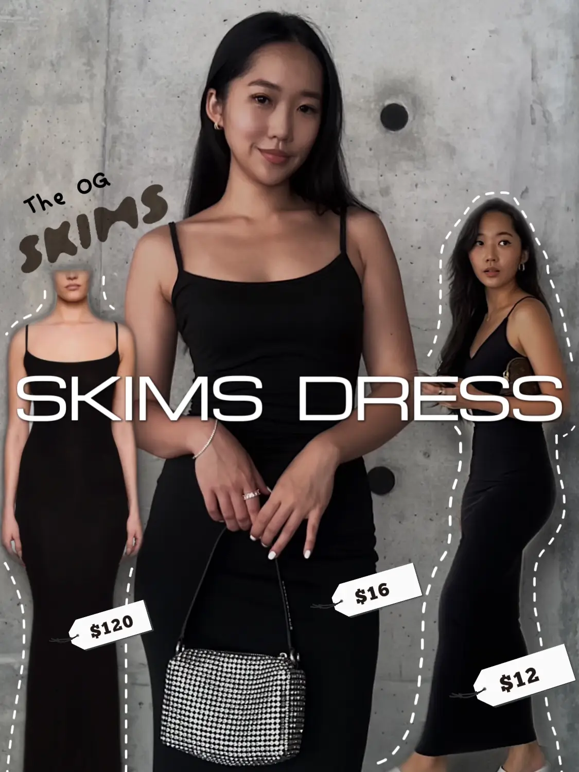 Best of Skims dress dupe 🖤 (Petite friendly)