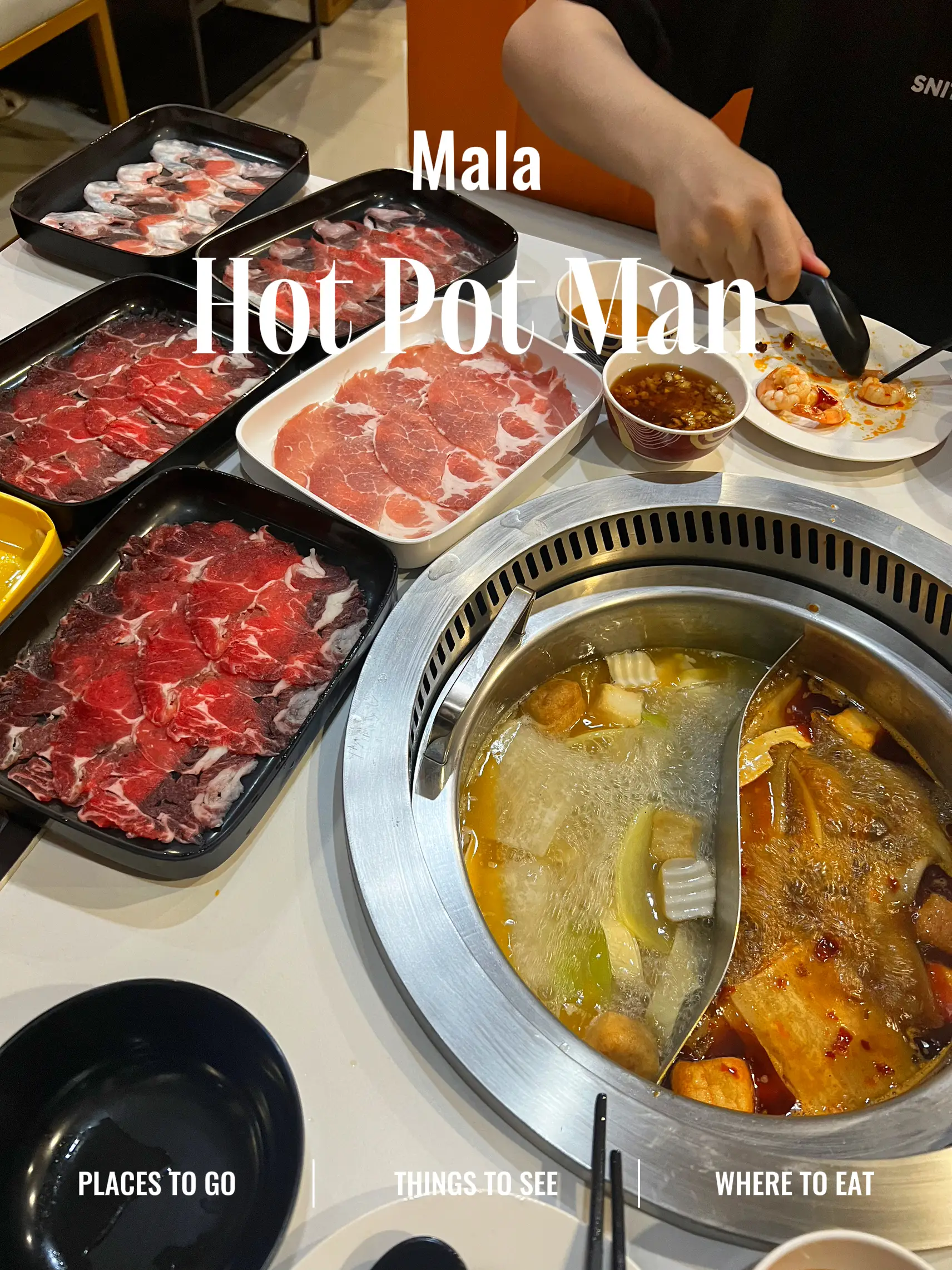 Hot Pot Man 🥘🌶️ Delicious, bow down to the owner. Complete finish, not ...