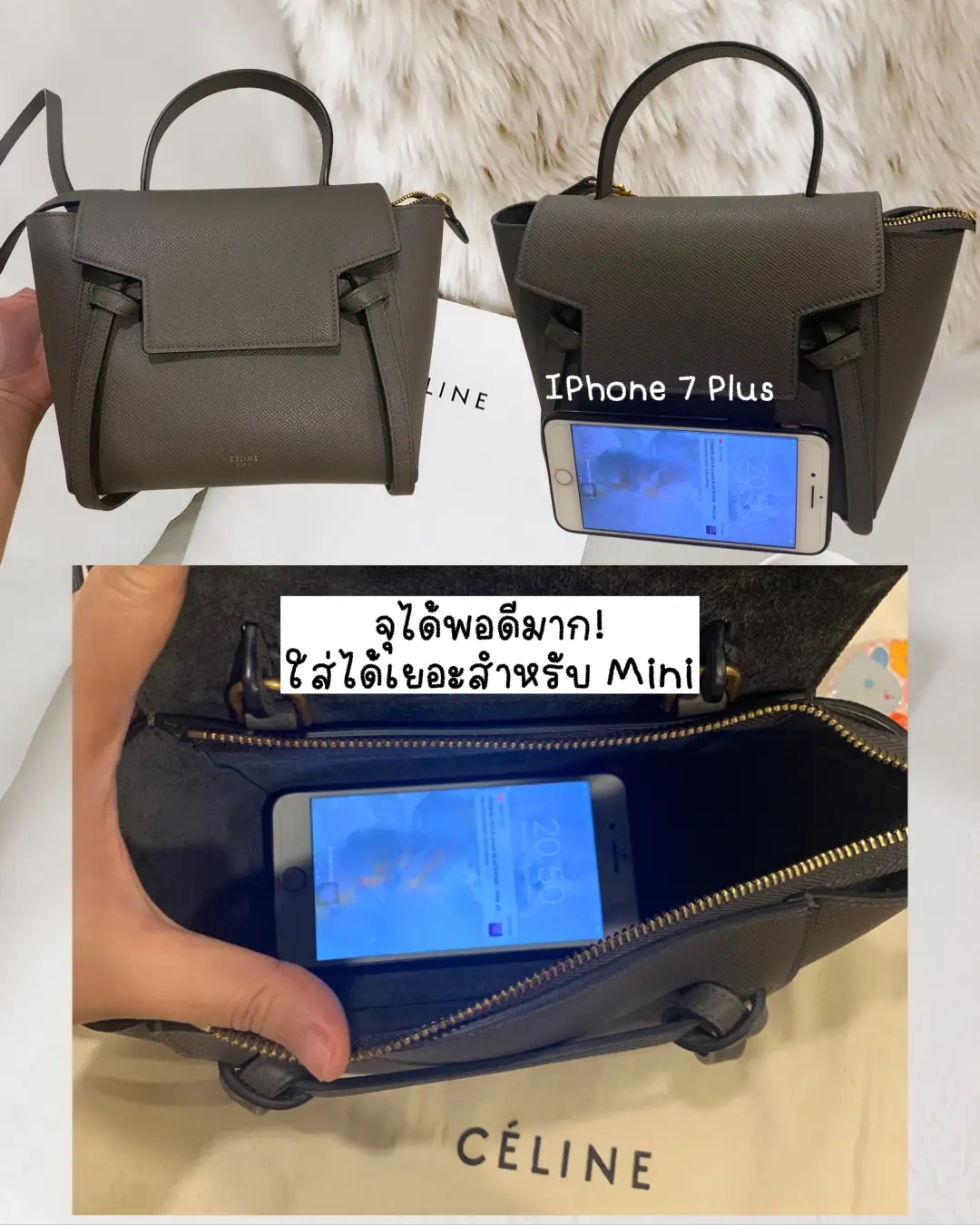 Celine Blue Leather Mini Belt Bag - Handbag | Pre-owned & Certified | used Second Hand | Unisex