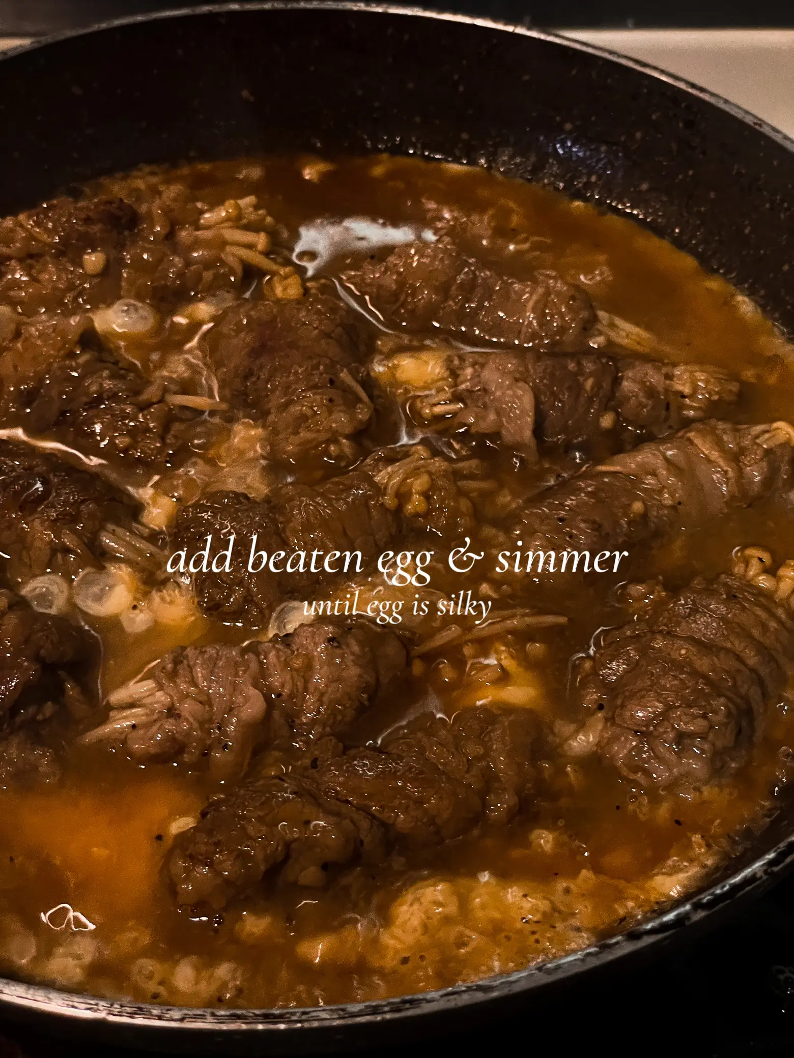 🍖But Healthier: Beef & Enoki Oyakodon in 15min!!🍖's images(3)