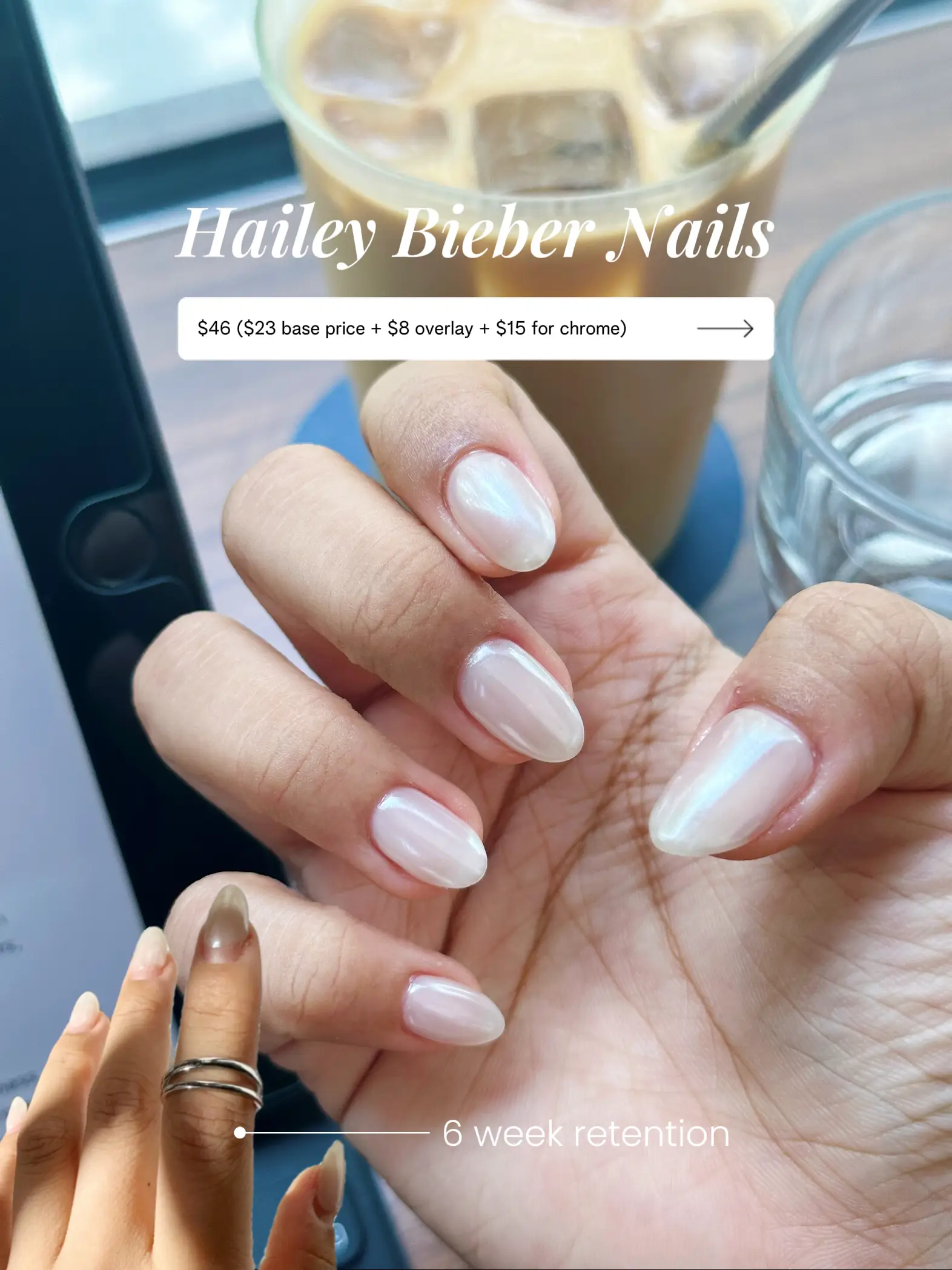 hailey bieber nails jb - Lemon8 Search