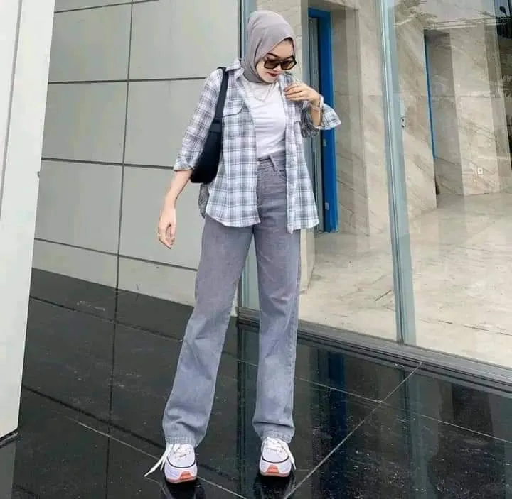 Style hijab 2024 simple casual