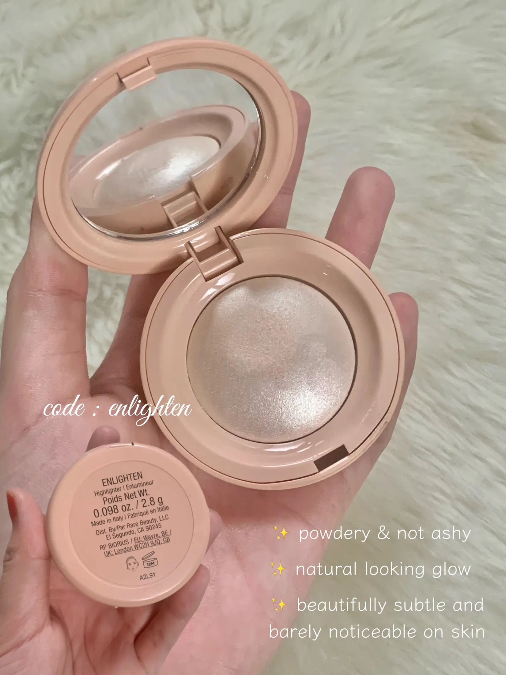 Rare Beauty by Selena Gomez Positive Light Silky Touch Highlighter – London  Loves Beauty EU