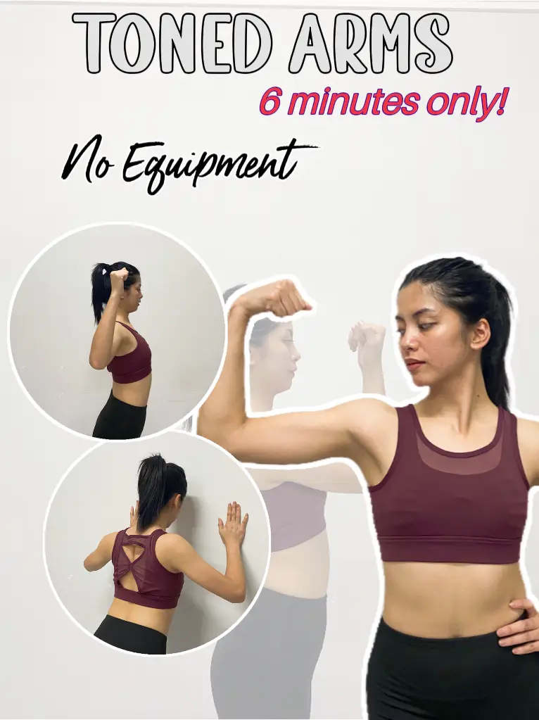 Get toned arms with these exercises — No equipment