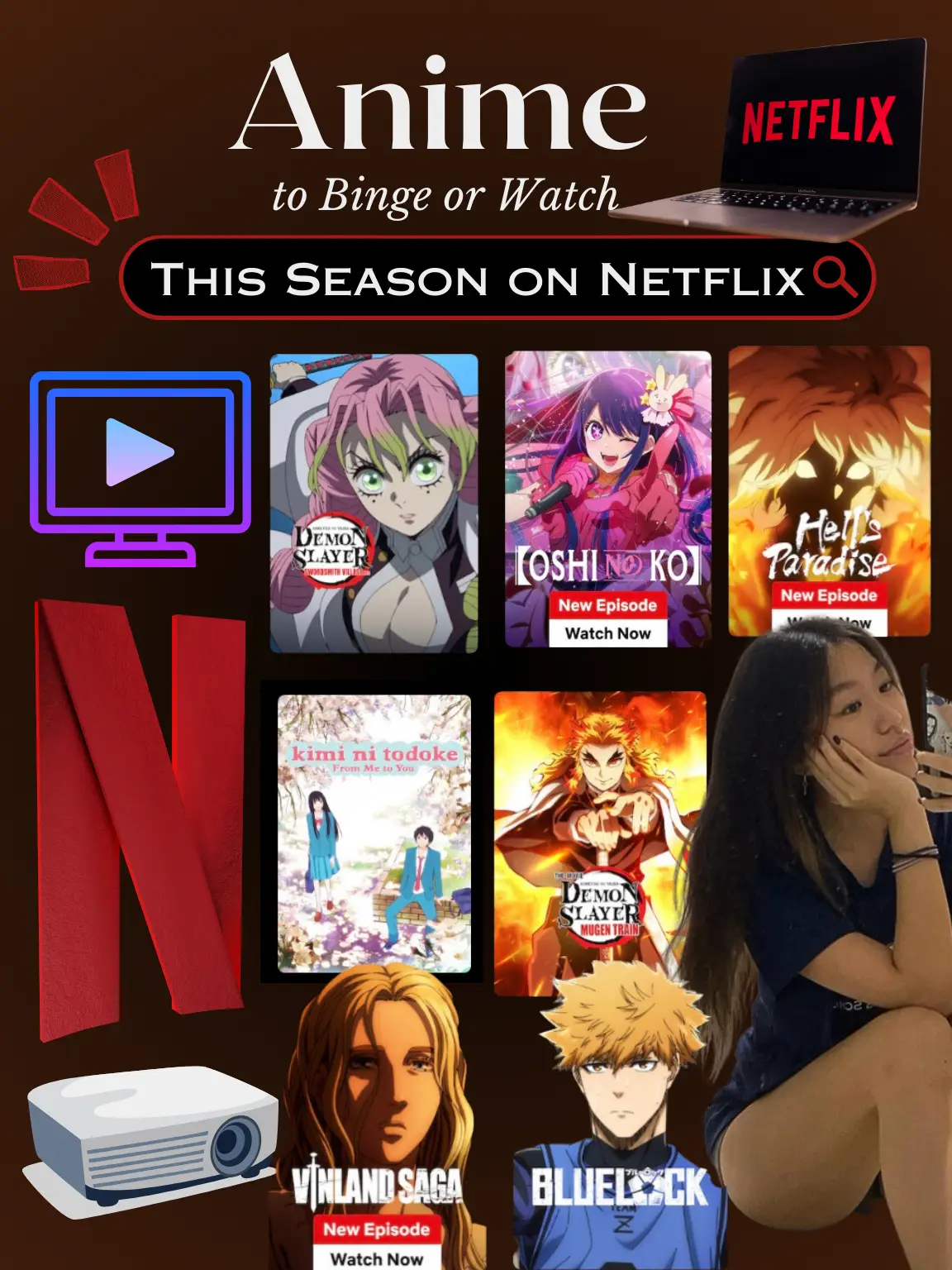 Anime like on Netflix🍿🎬📀🫶🏻✨