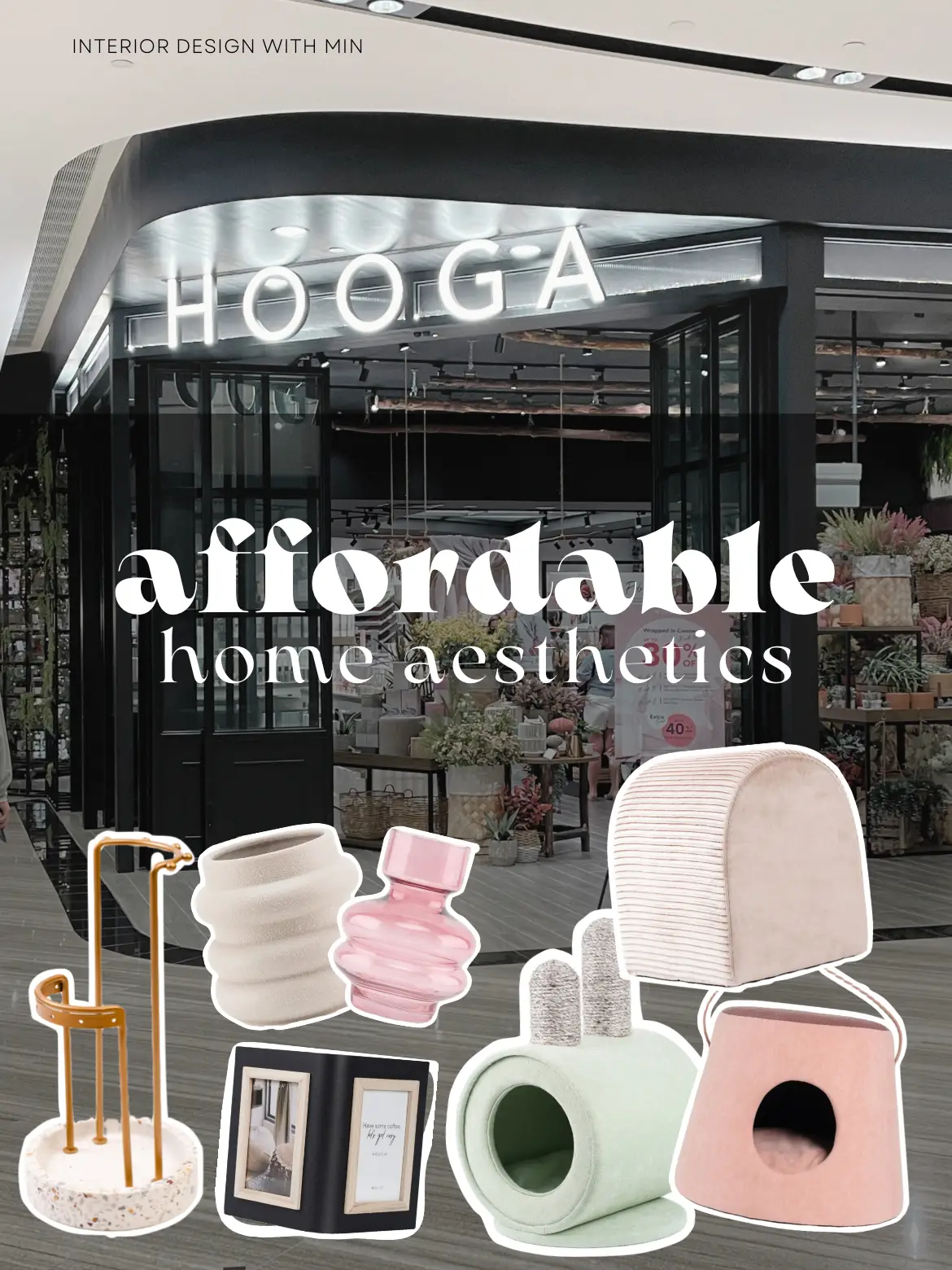 finding trendy AND affordable decor at HOOGA Gallery posted