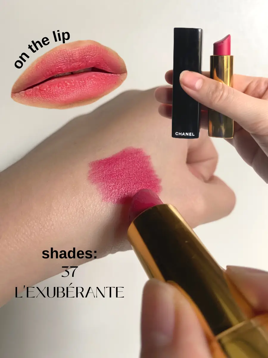 Pauline Ylaya Alabang Makeup Artist: Review: Chanel Rouge Allure Velvet #37  L' Exuberante