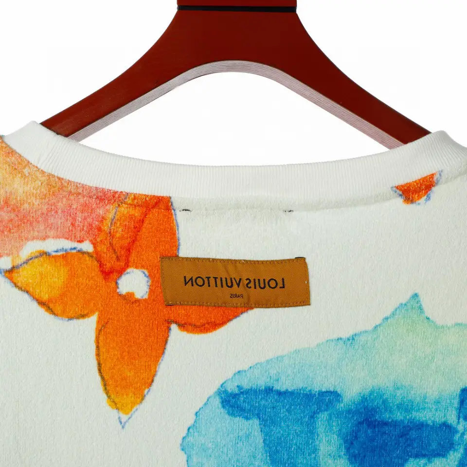 Louis Vuitton Watercolor Multicolor Logo Hoodies Sweatshirt - Shop trending  fashion in USA and EU
