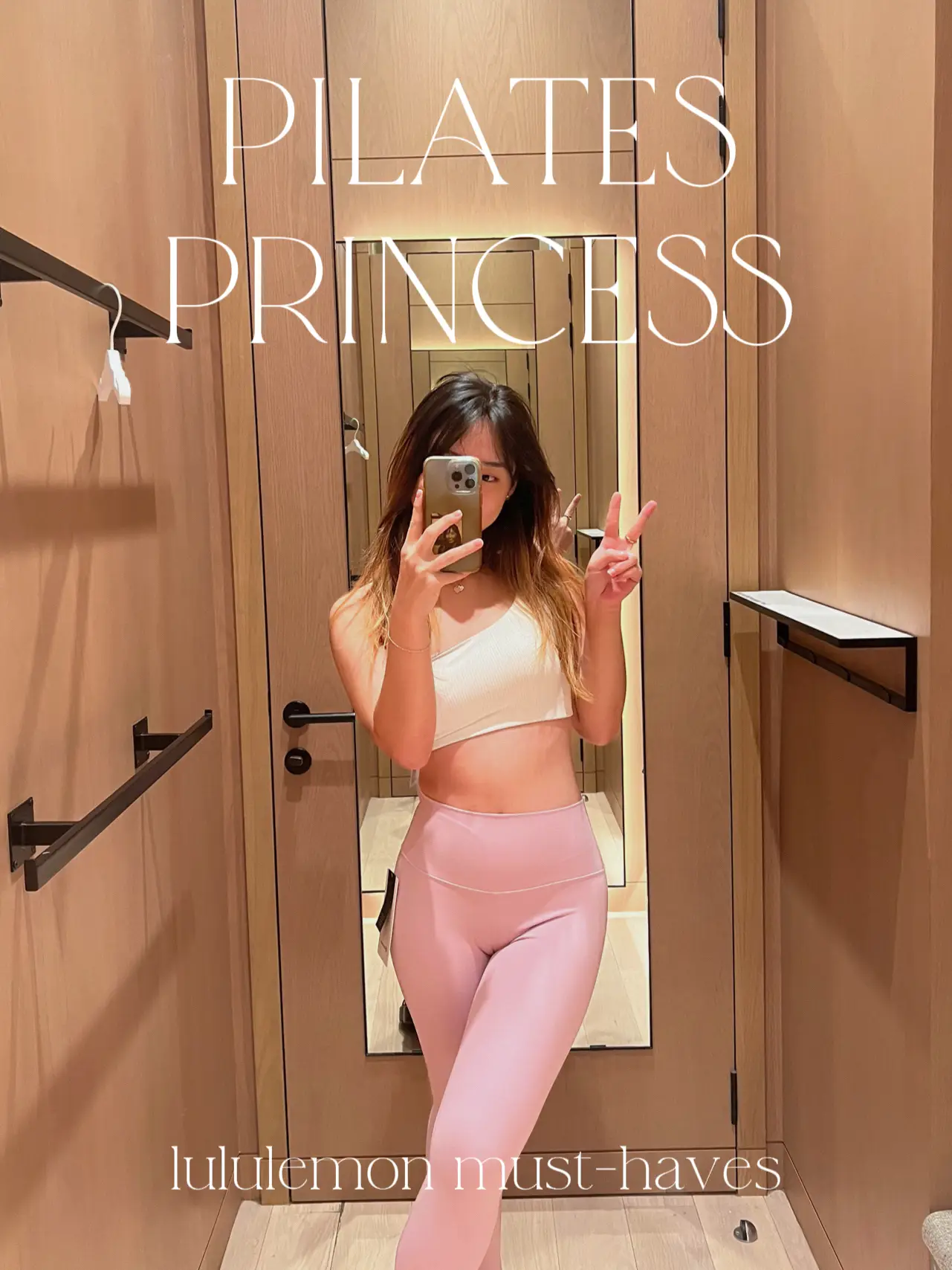 Pink Pilates princess 🎀⭐️☁️.. Low rise yoga pants are heaven