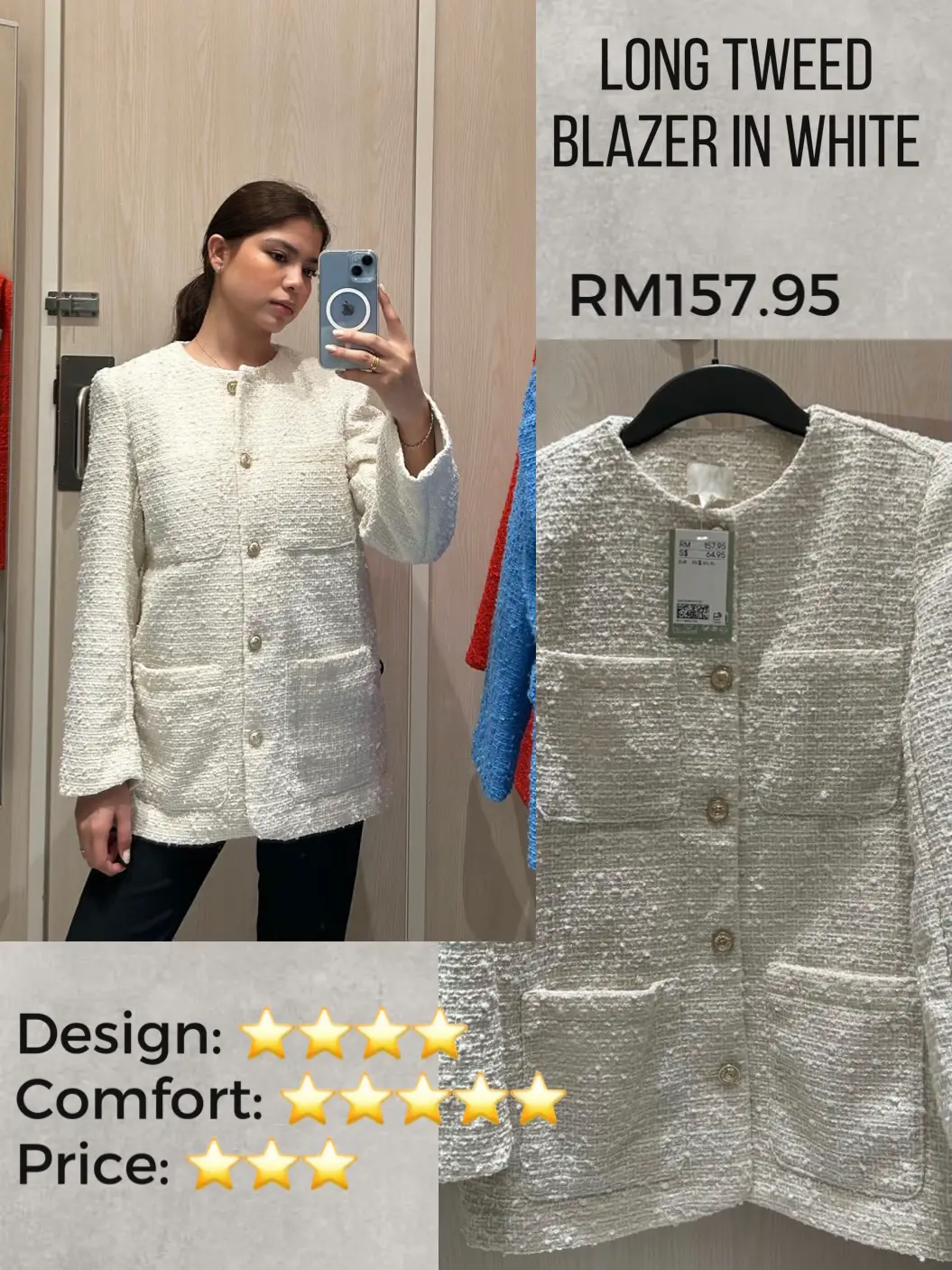 Trendy H&M Blazer Try On!, Pear Body Shape POV🫣, Galeri disiarkan oleh  Amyra Zamri