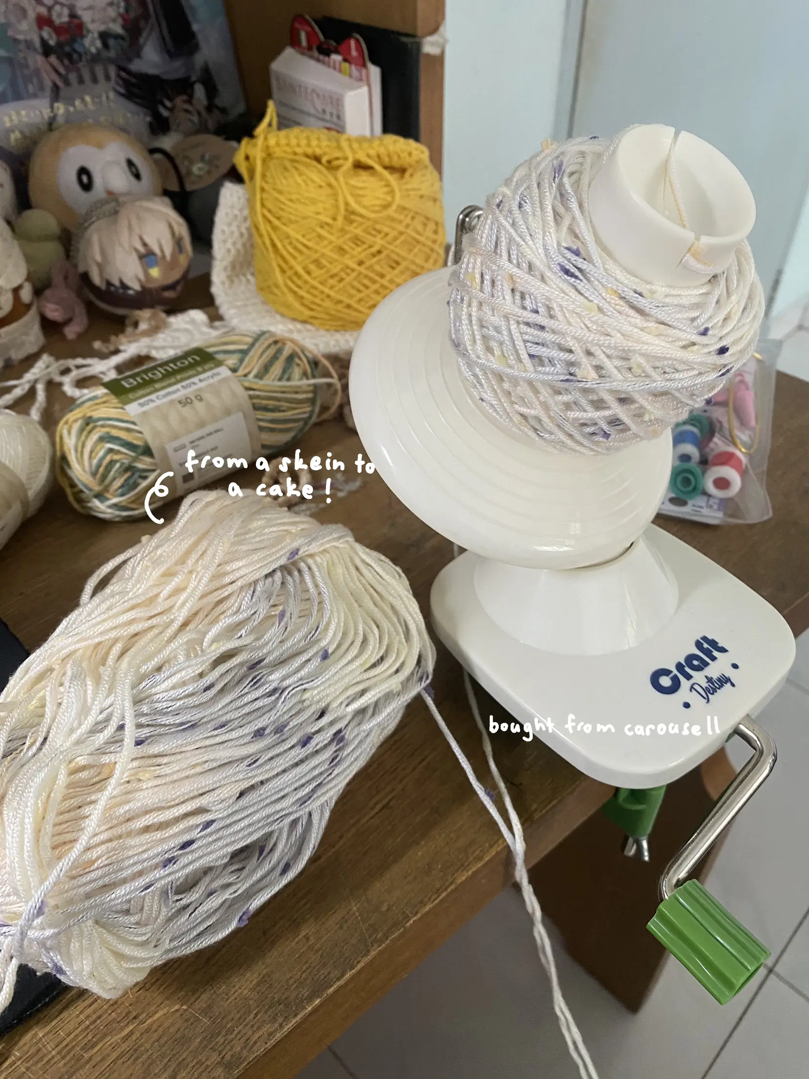  Yarn Winder by Craft Destiny - Easy to Set Up and Use