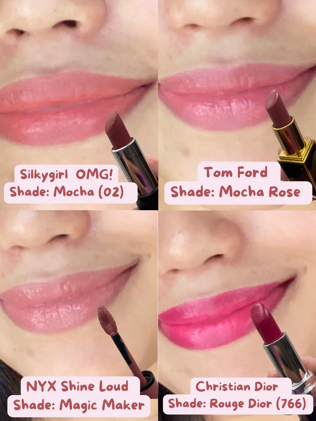 My Go To 💄4 Lipsticks that look good on everyone!, Gallery posted by  Dhiya Dhina