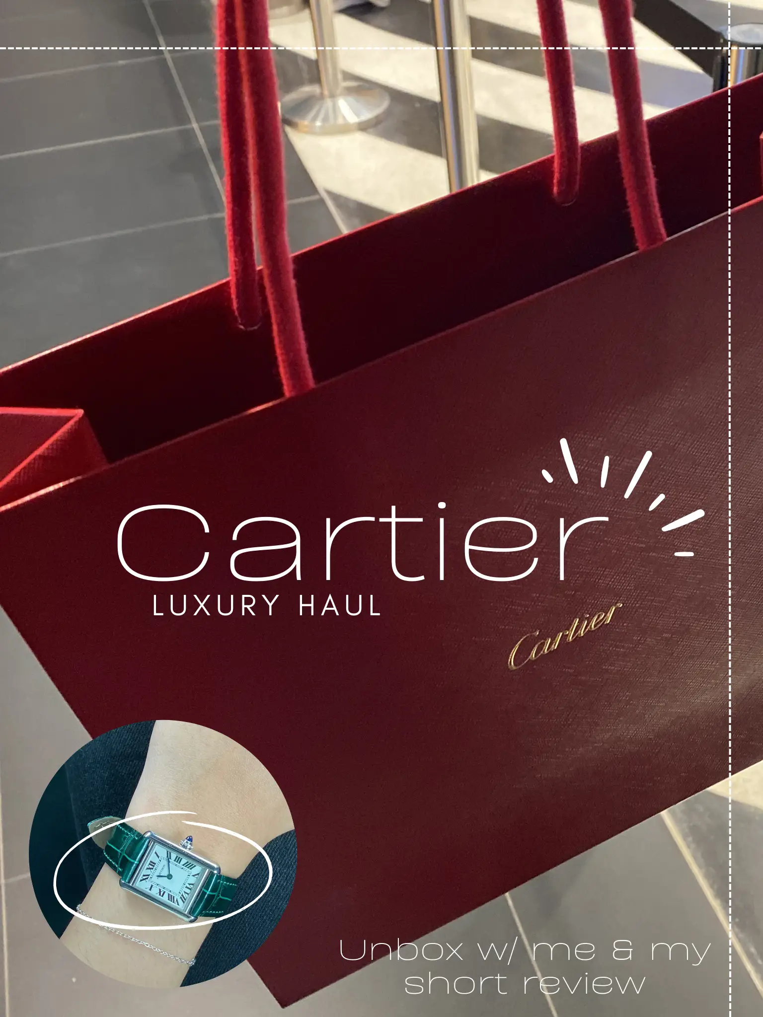 LUXURY REVIEW CARTIER ALLIGATOR SHINY STRAP Galeri