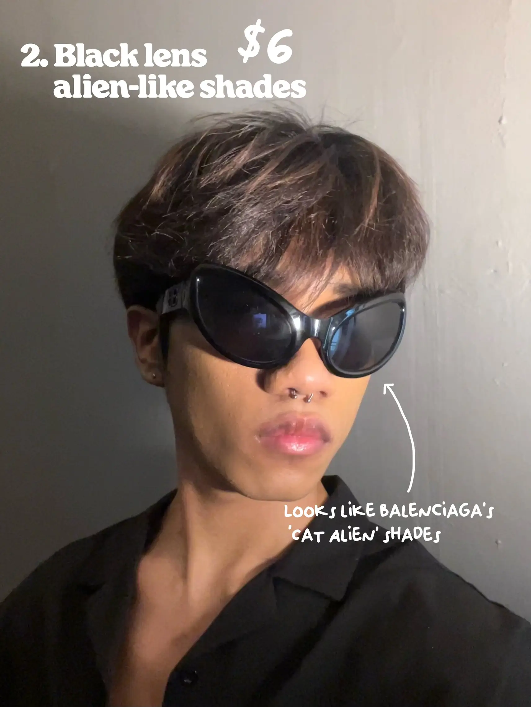 balenciaga sunglasses alien
