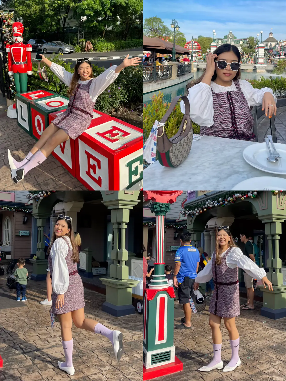 Mathcing Ootd แจกพิกัด & ไอเดีย Matching ชุดเอี๊ยมหมีหลายสไตล์🧸 #ootd | แกลเลอรีที่ ...