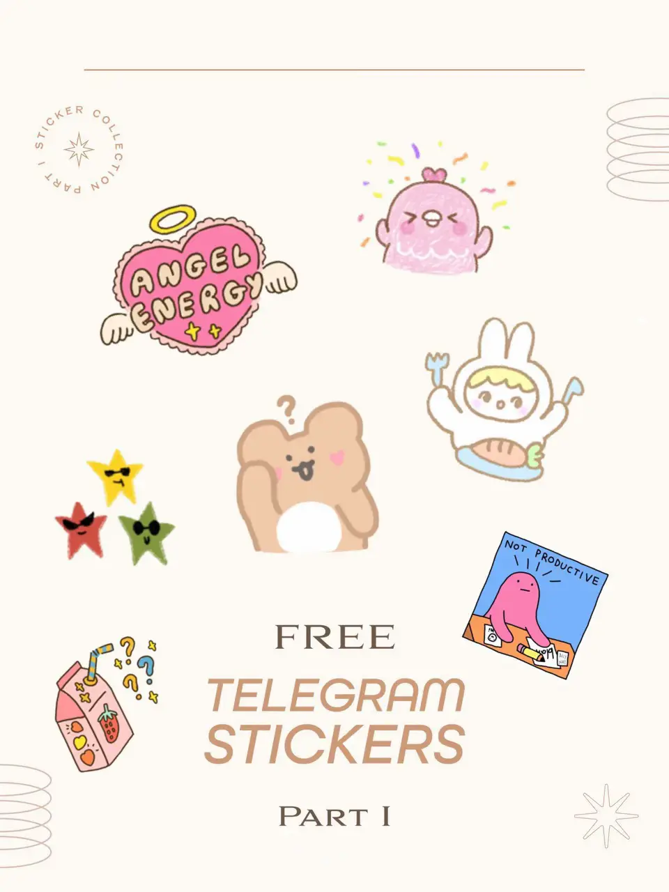 whimsical Telegram stickers - Lemon8 Search