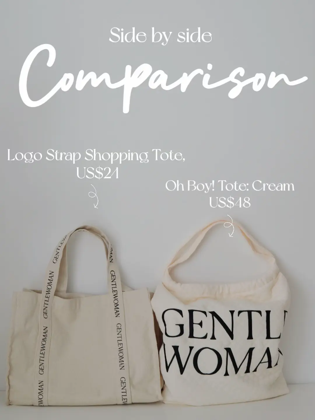 TIKTOK TRENDING BAG!!! Gentlewoman Logo Strap Tote Bag Review +