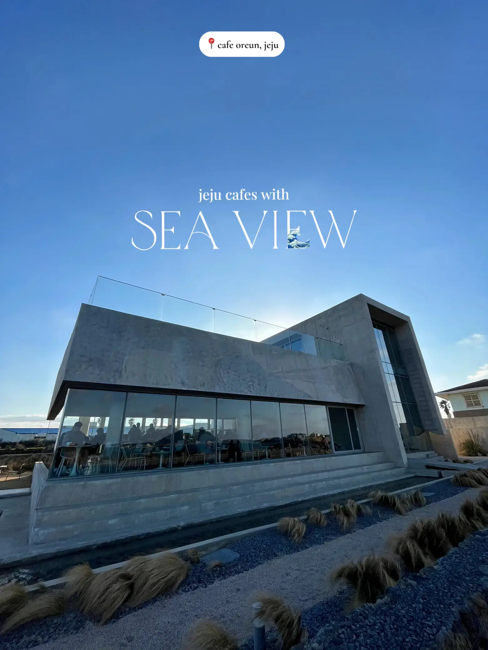 jeju cafe with 10 10 seaside view Gallery posted by jeannette