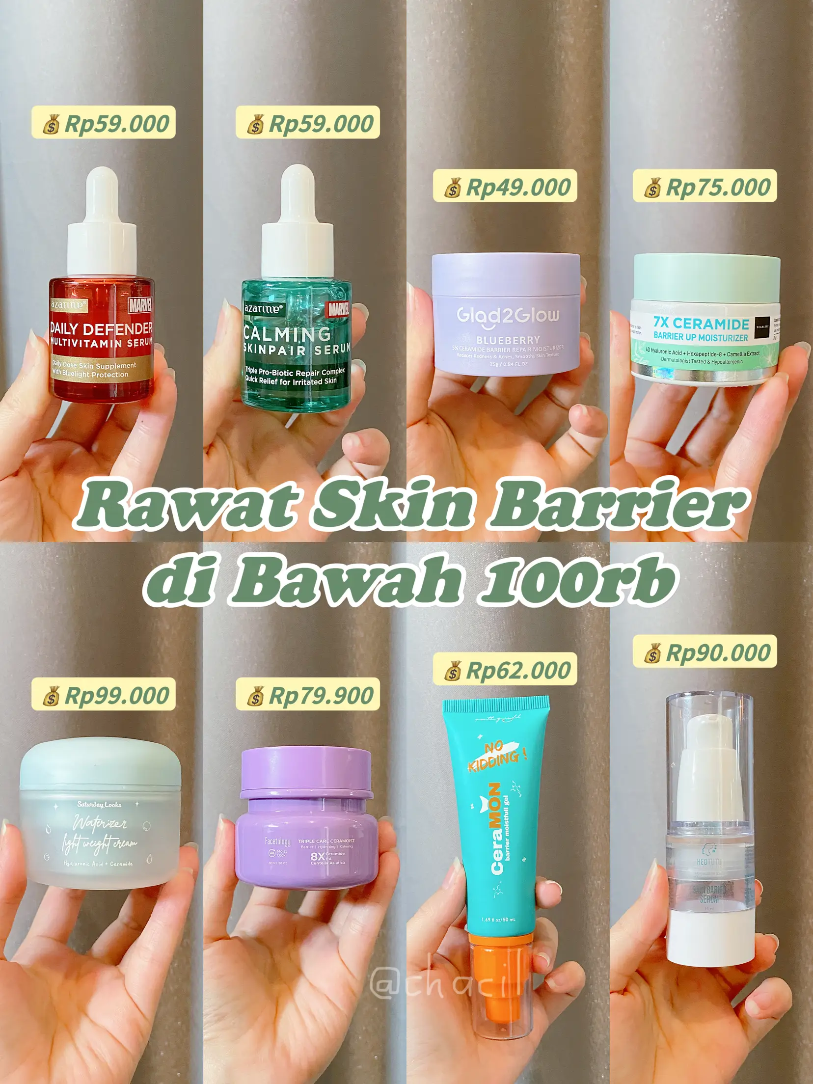 Review Skincare untuk Skin Barrier Under 100rb | Galeri diposting oleh