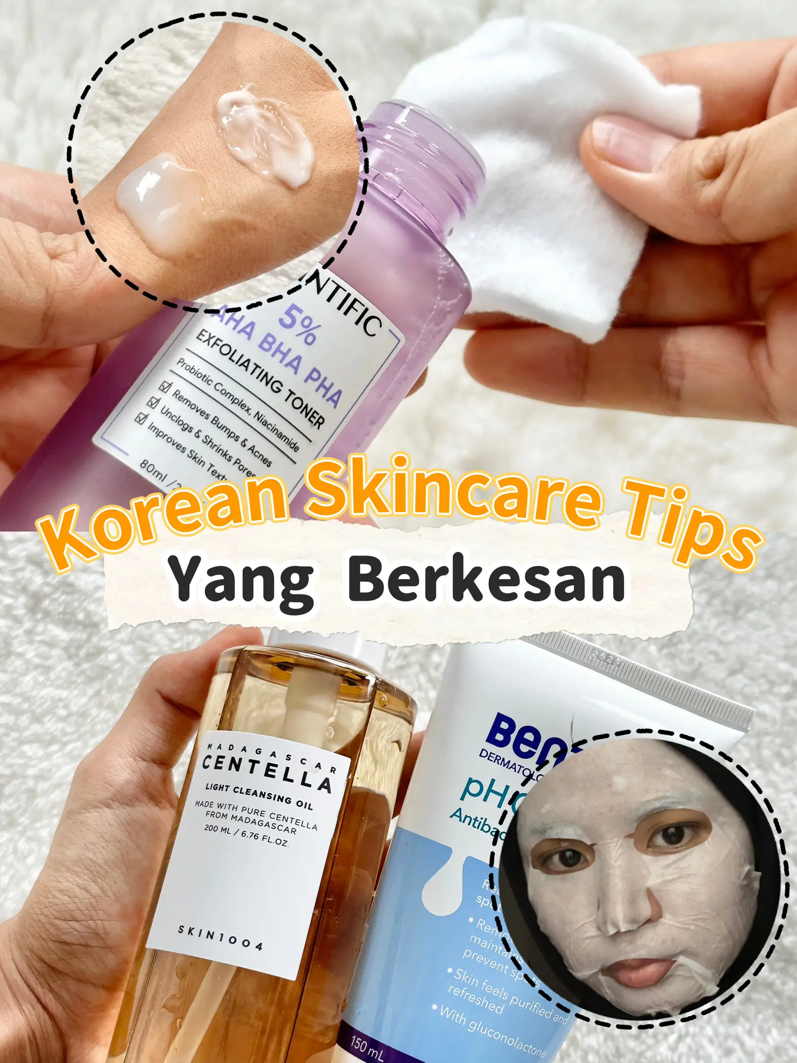 Korea Skincare Tips Yang Berkesan ✓🇰🇷 | Fara Julianaが投稿した