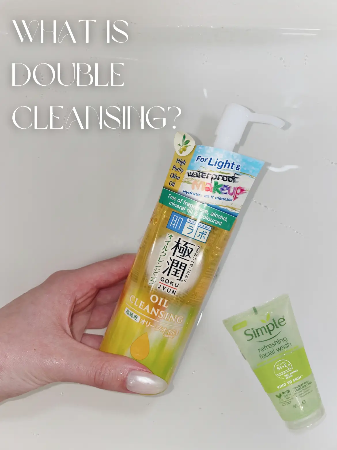 Is double cleansing really important?!🧴🫧✨'s images