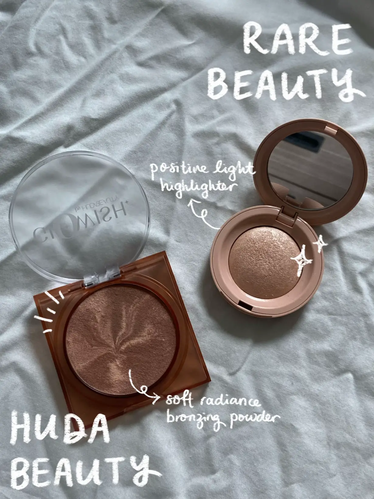 Huda Beauty GloWish Soft Radiance Bronzing Powder • Bronzer Review