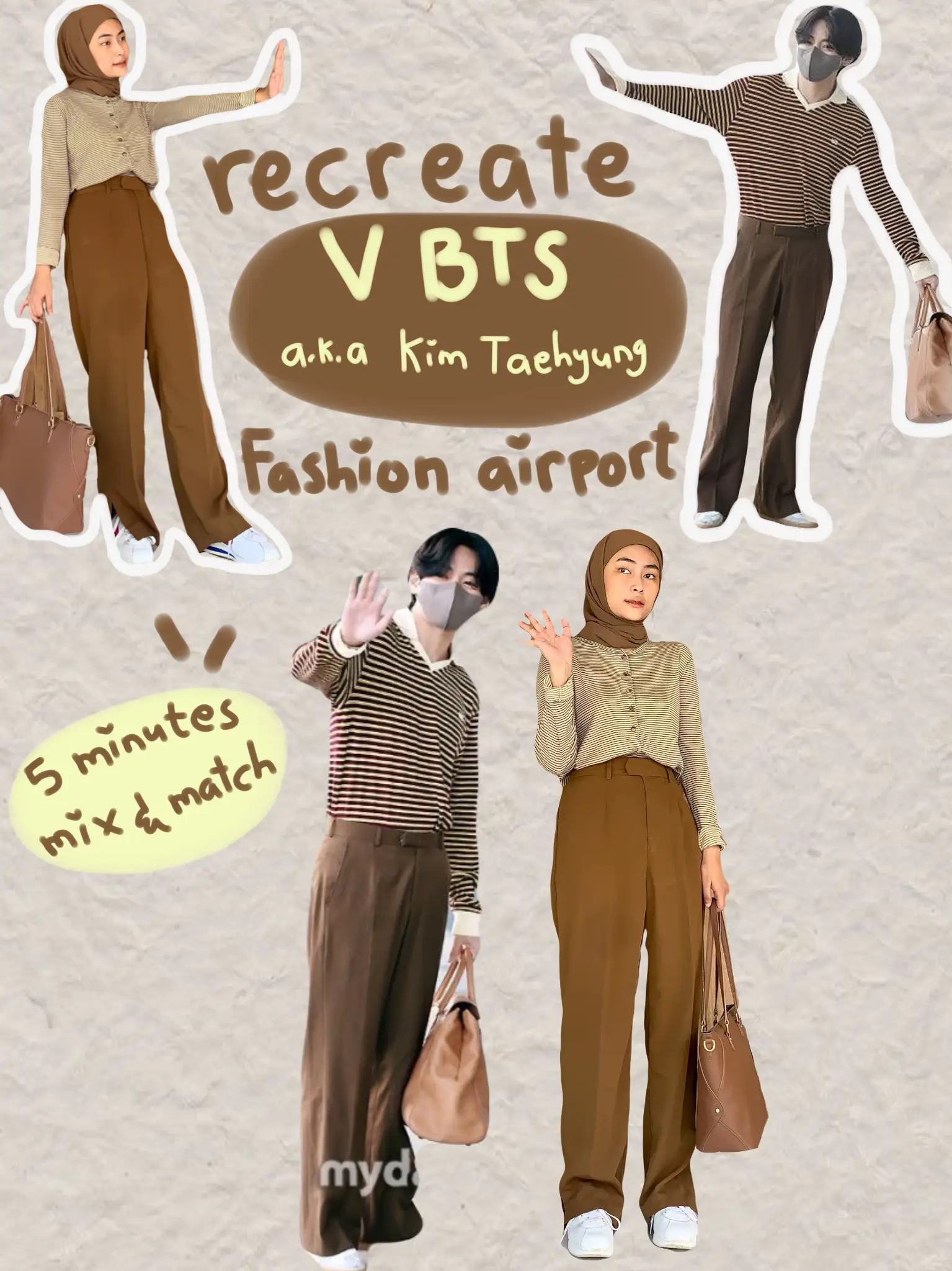 Loved Taehyung's airport look for Paris? Here are 8 airport styles inspired  by V