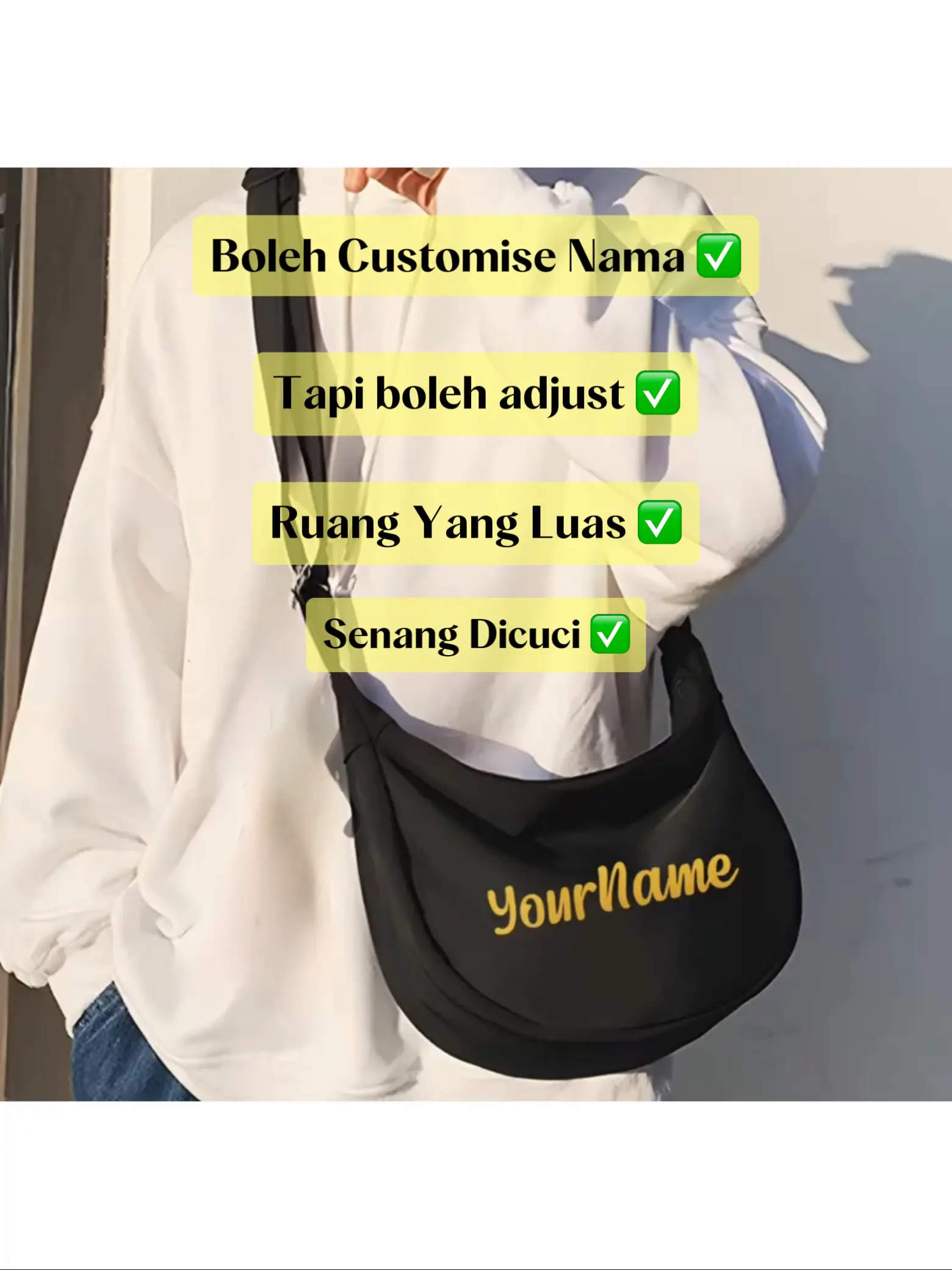 Bag Canvas SlingBag ❤️ RM 16.90, Video published by HolyCubby