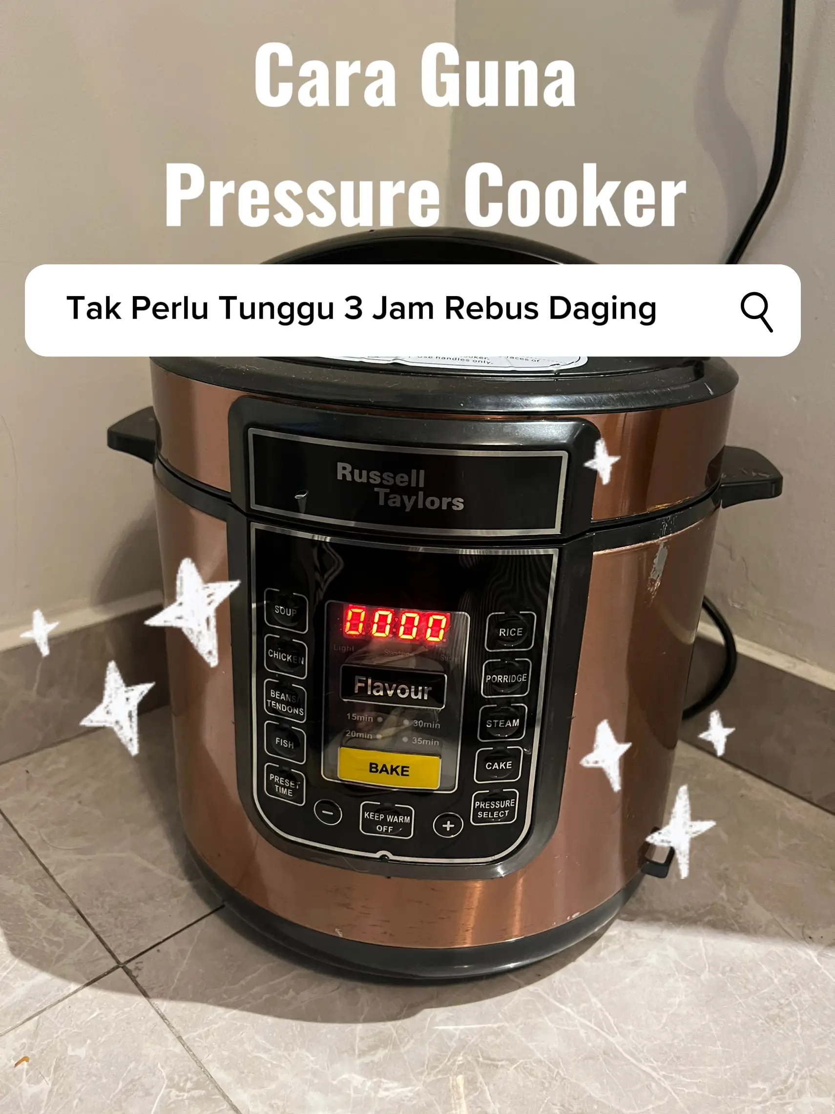 Cara guna periuk 2024 asd pressure cooker