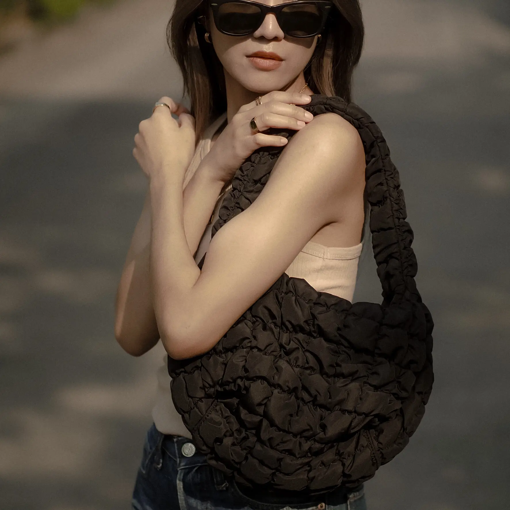 Cos quilted bag hot sale