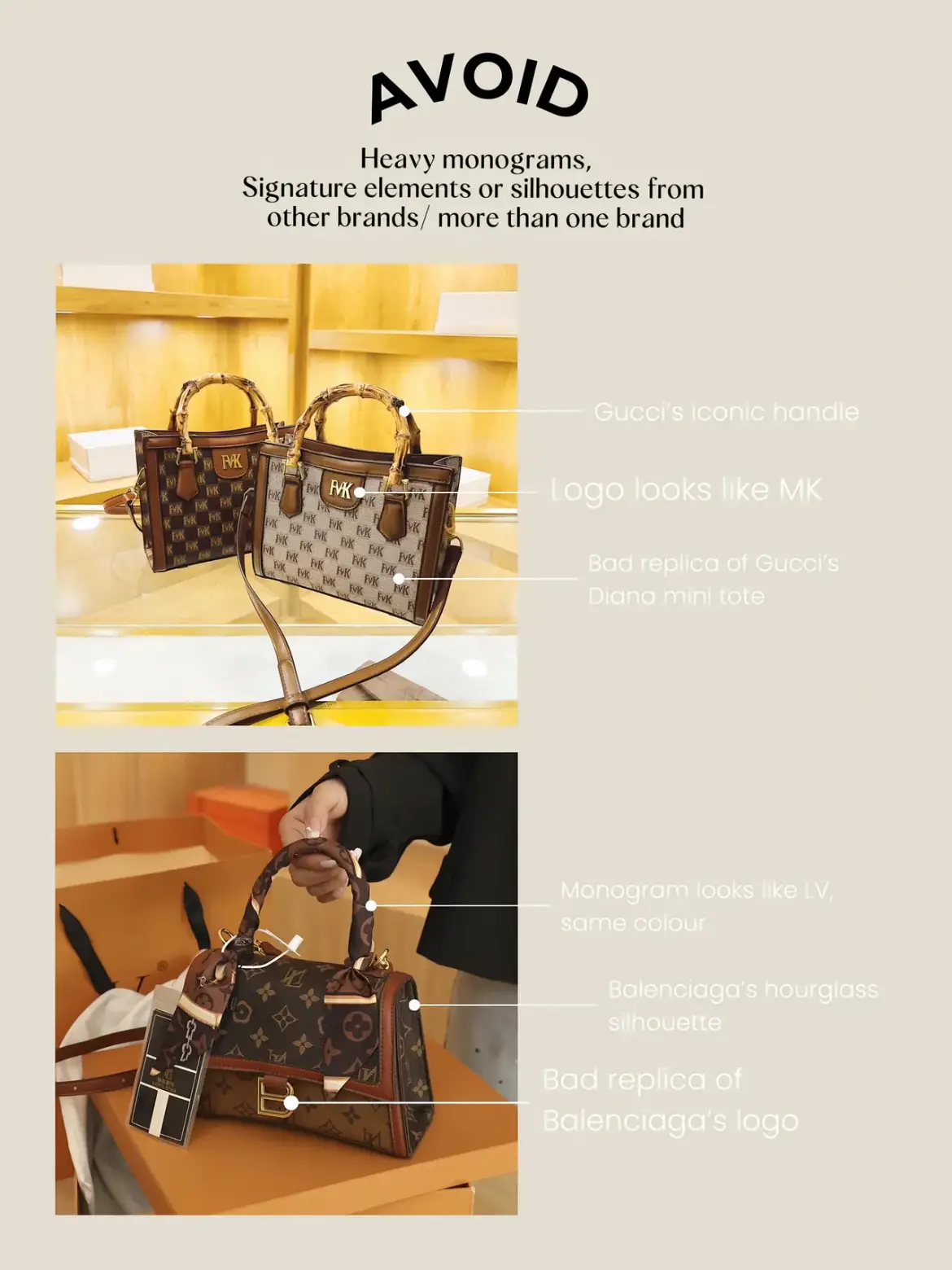 Why are Louis Vuitton replica bags considered to be of poor