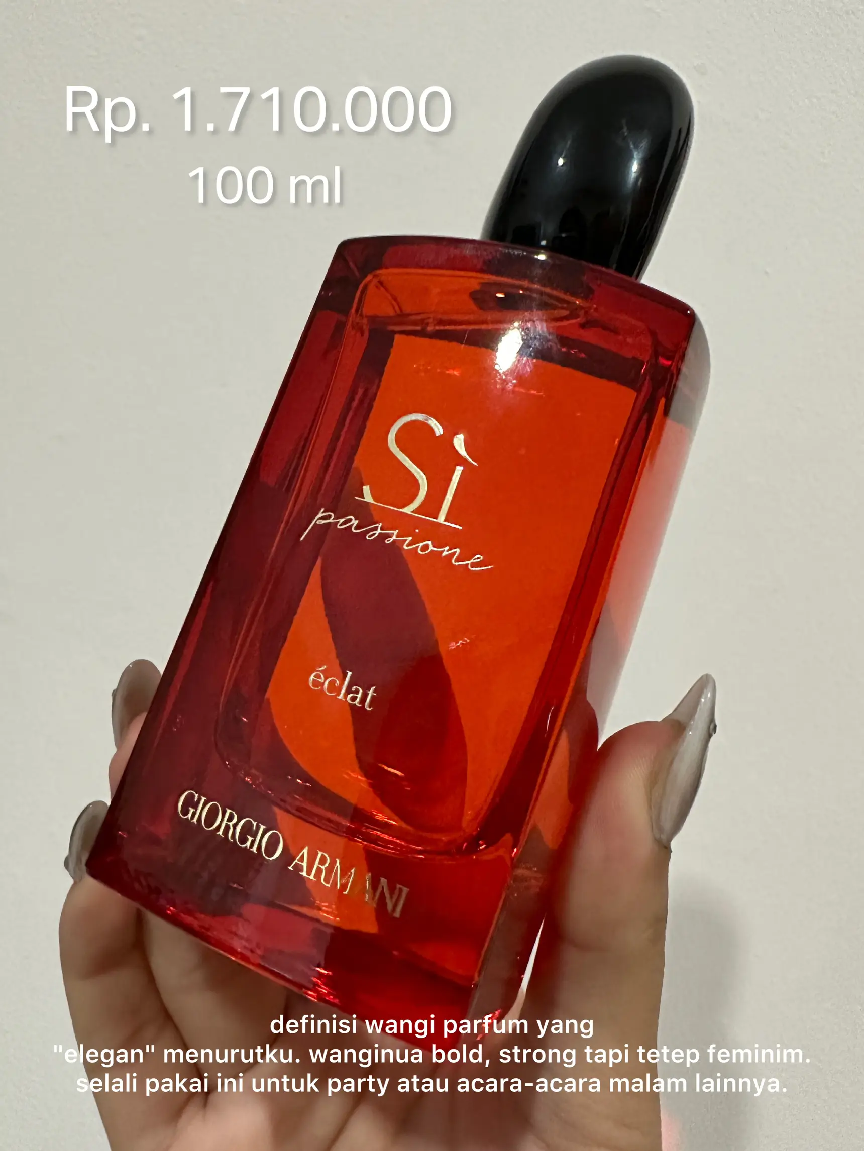 Giorgio Armani Si Passione Eclat Eau de Parfum Review - Escentual's Blog