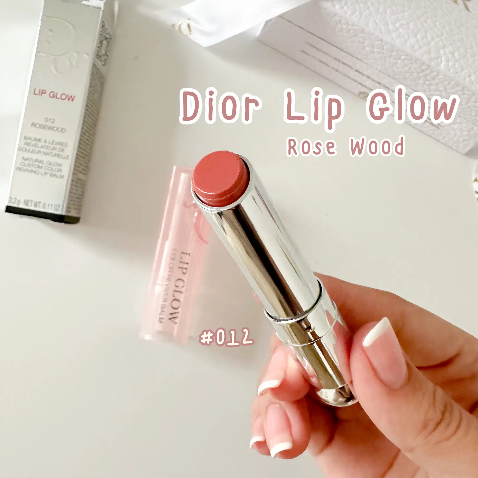 💄) Dior Lip ✨ Rose Wood is so cute.🎀 | Gallery posted by รอวอขอรีวิว🧼 |  Lemon8